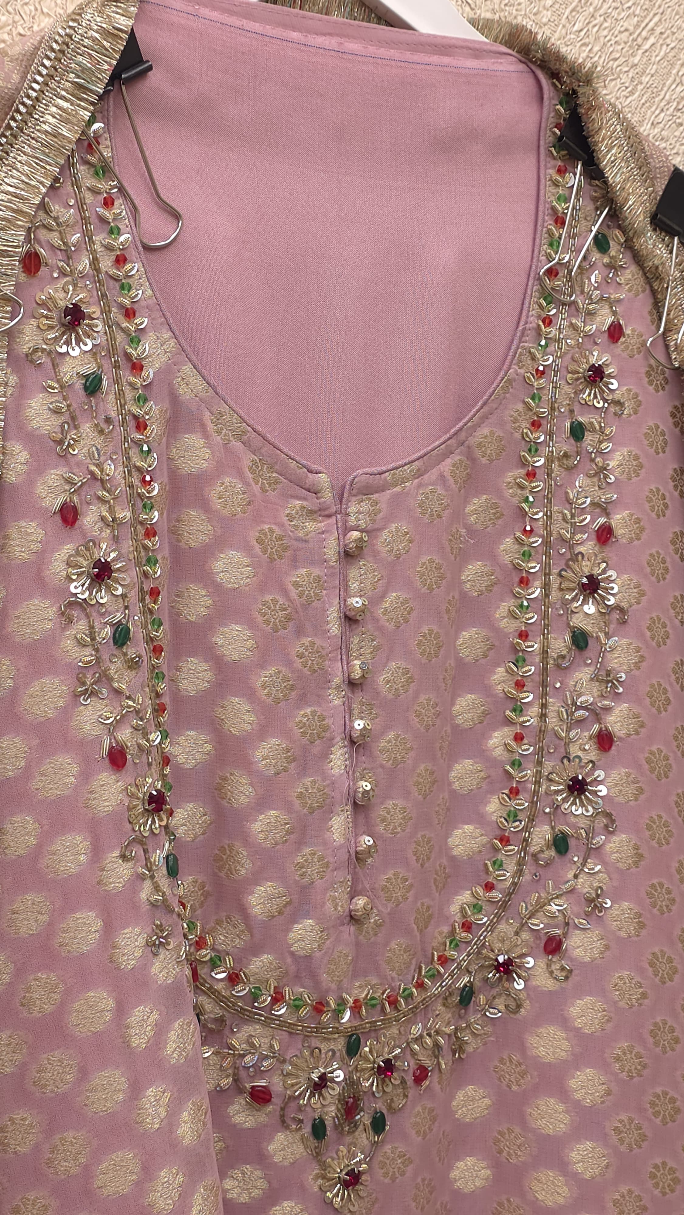 Banarasi Khaddi Georgette Suit 2.O - Jewel Embroidery
