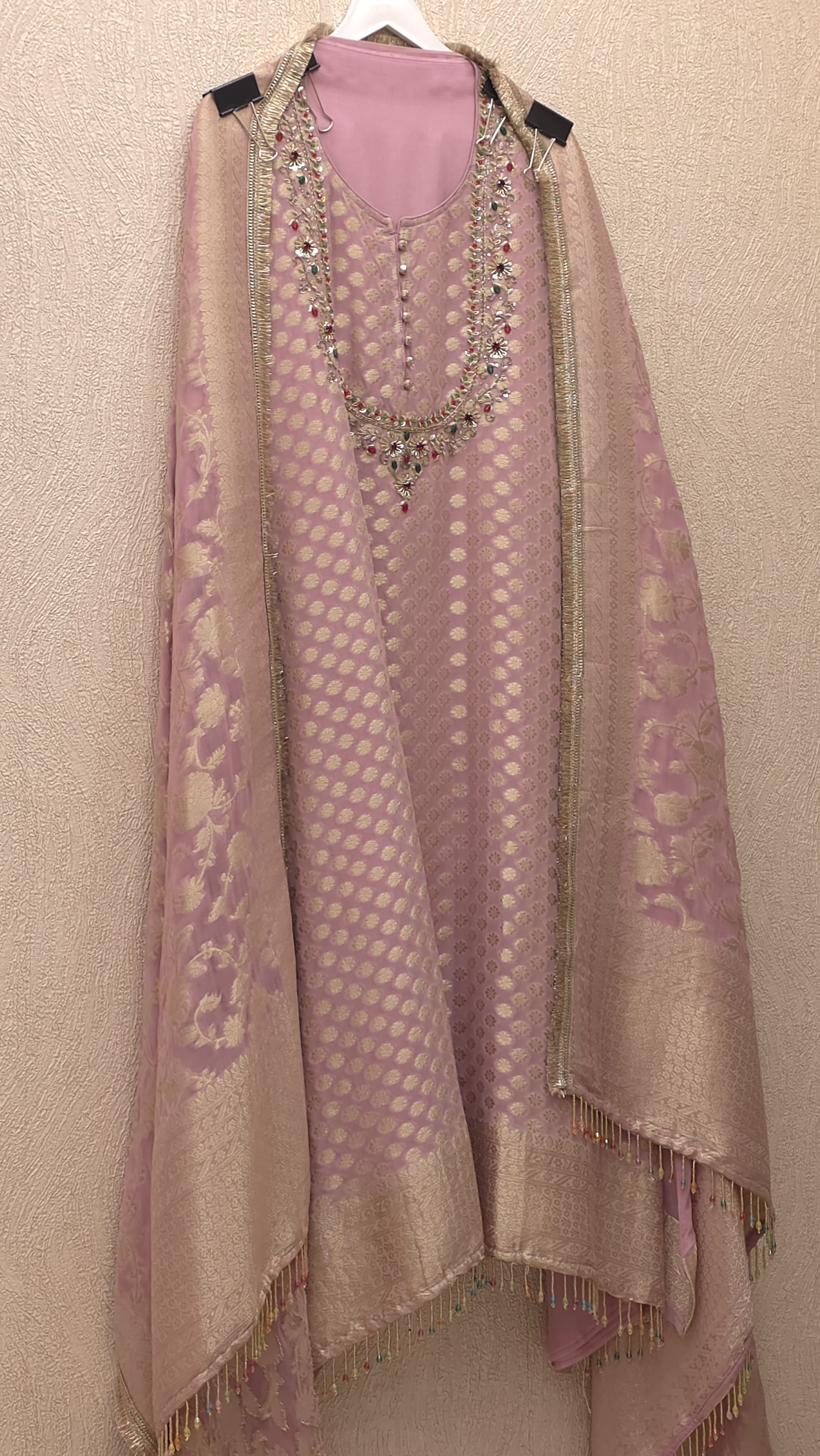 Banarasi Khaddi Georgette Suit 2.O - Jewel Embroidery