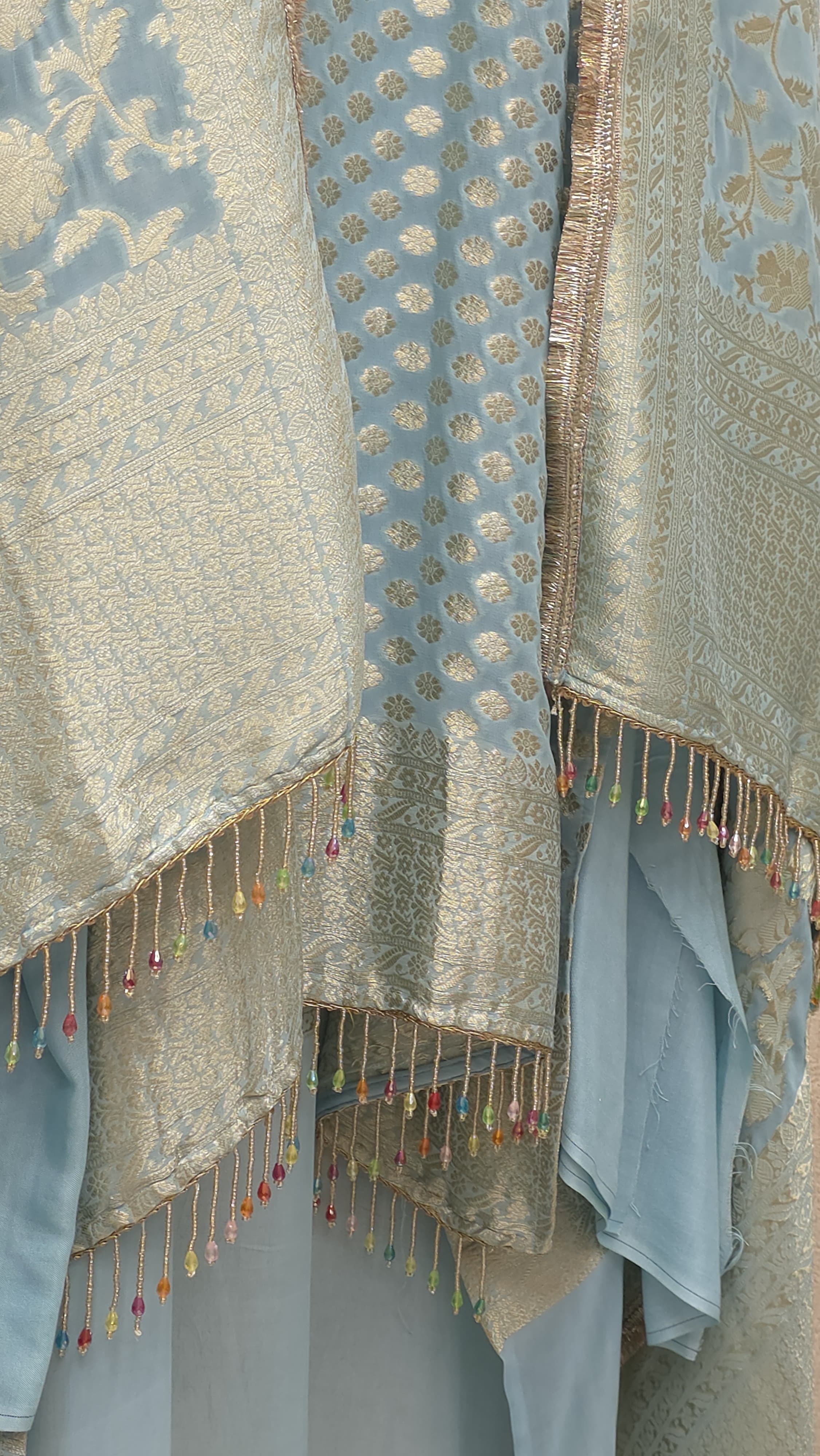 Banarasi Khaddi Georgette Suit 2.O - Jewel Embroidery