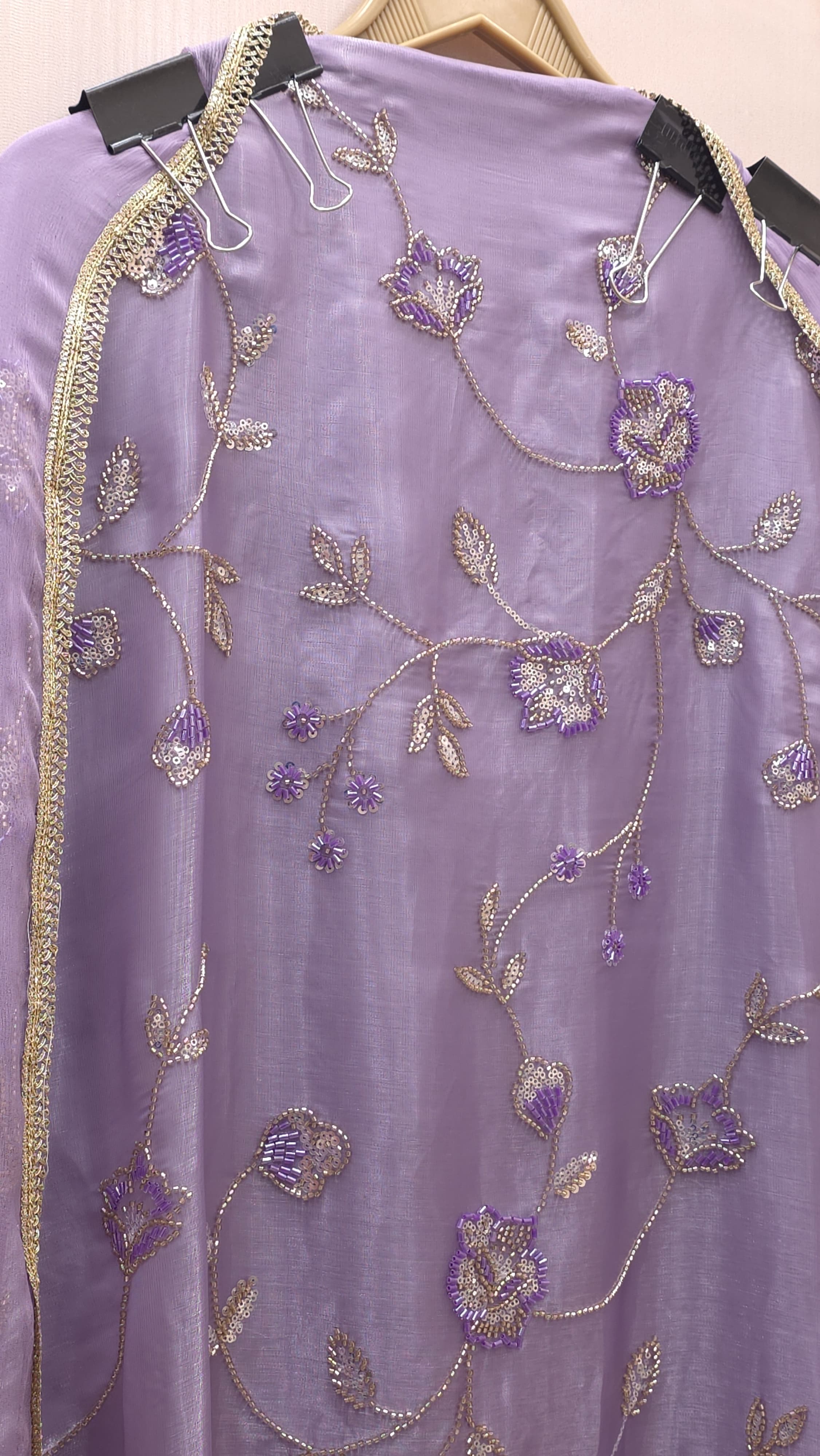 Indo Western Glass Tissue Suit