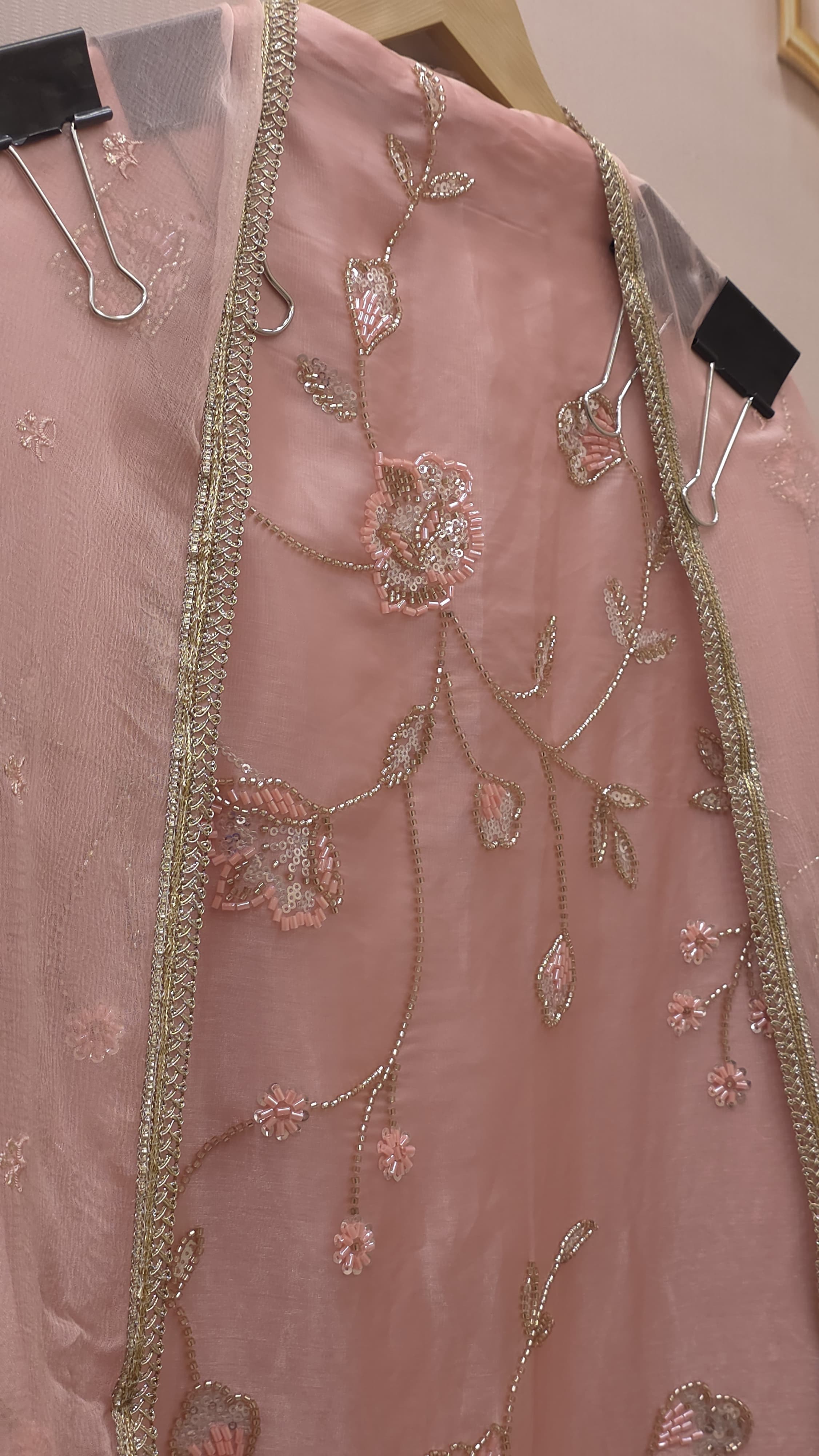 Indo Western Glass Tissue Suit
