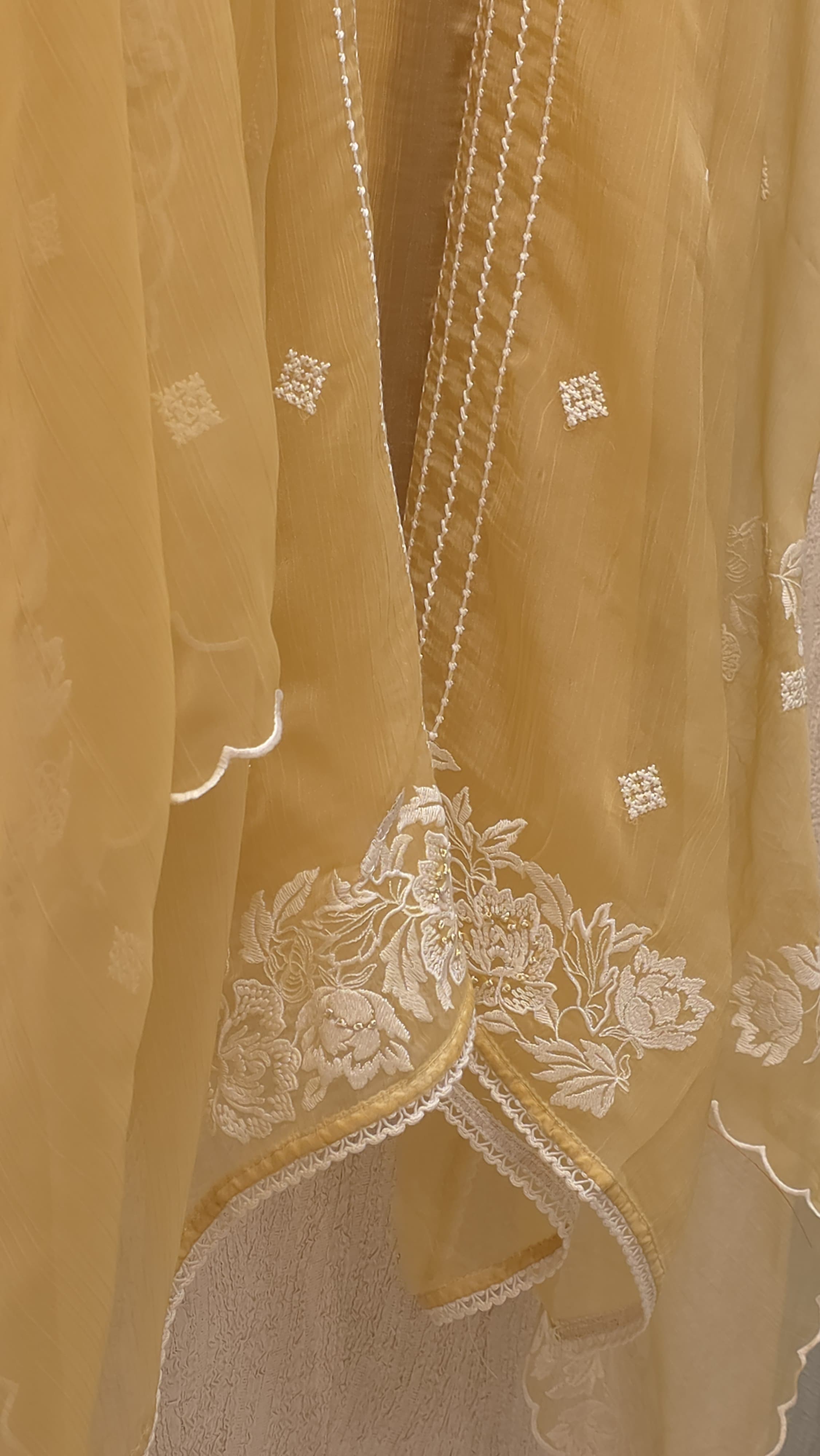 Crinkled Pure Chiffon Suit 5.O