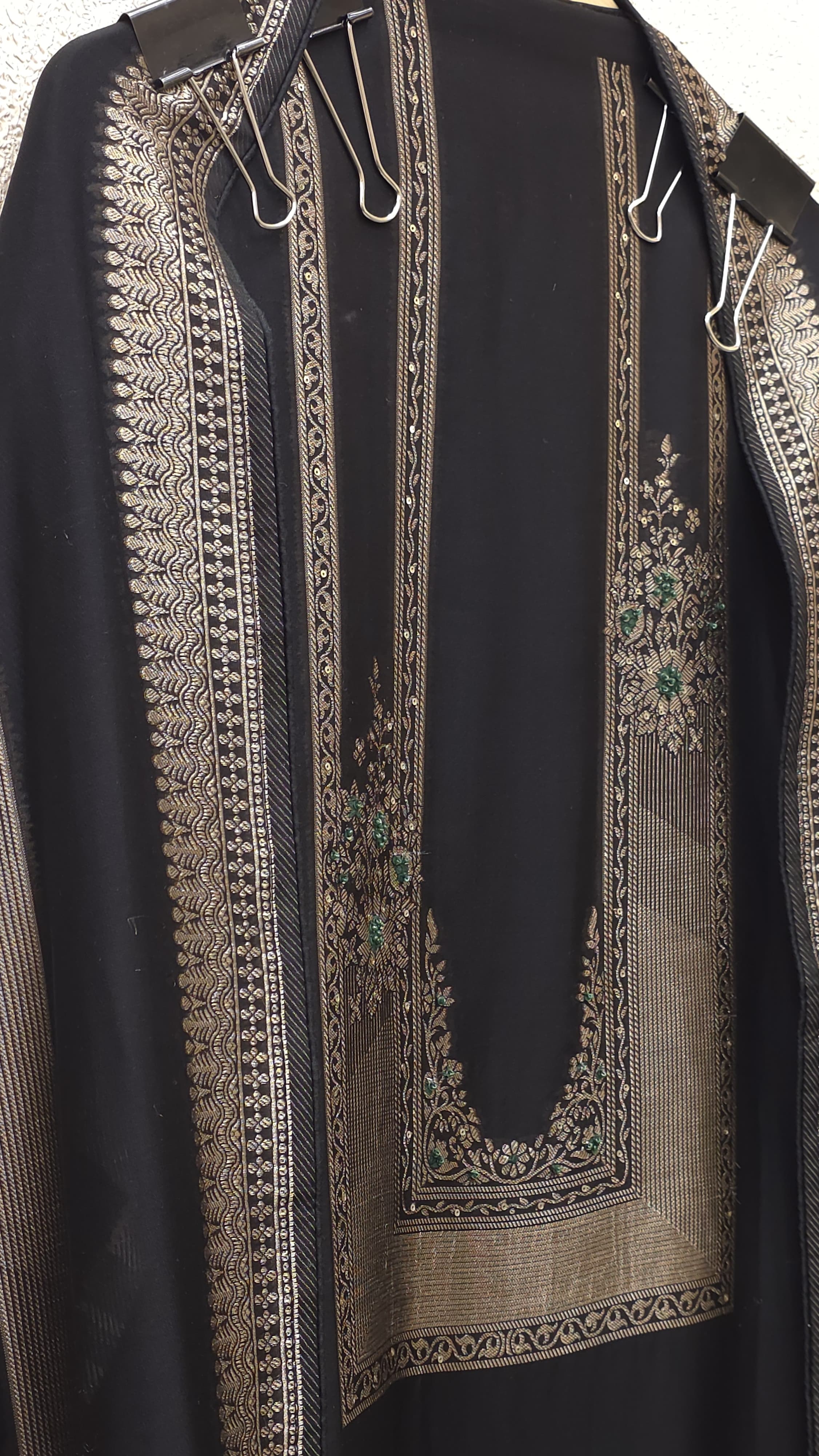 Black Kanjivaram Silk Suit