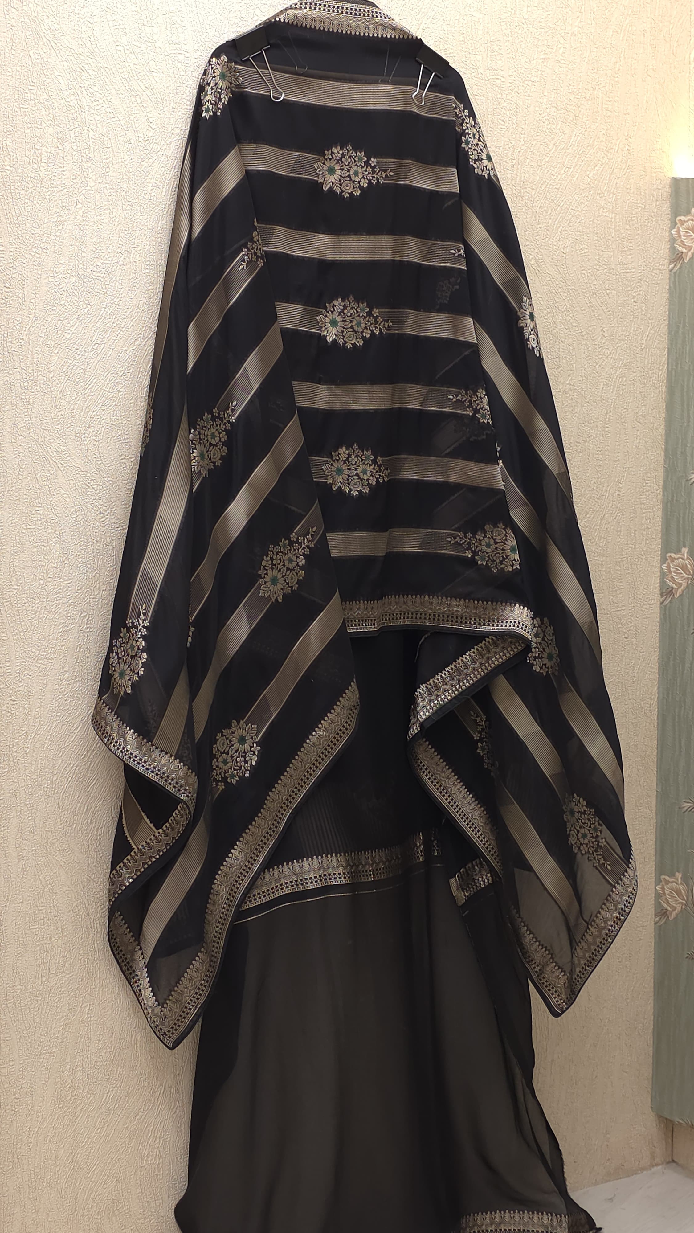 Black Kanjivaram Silk Suit