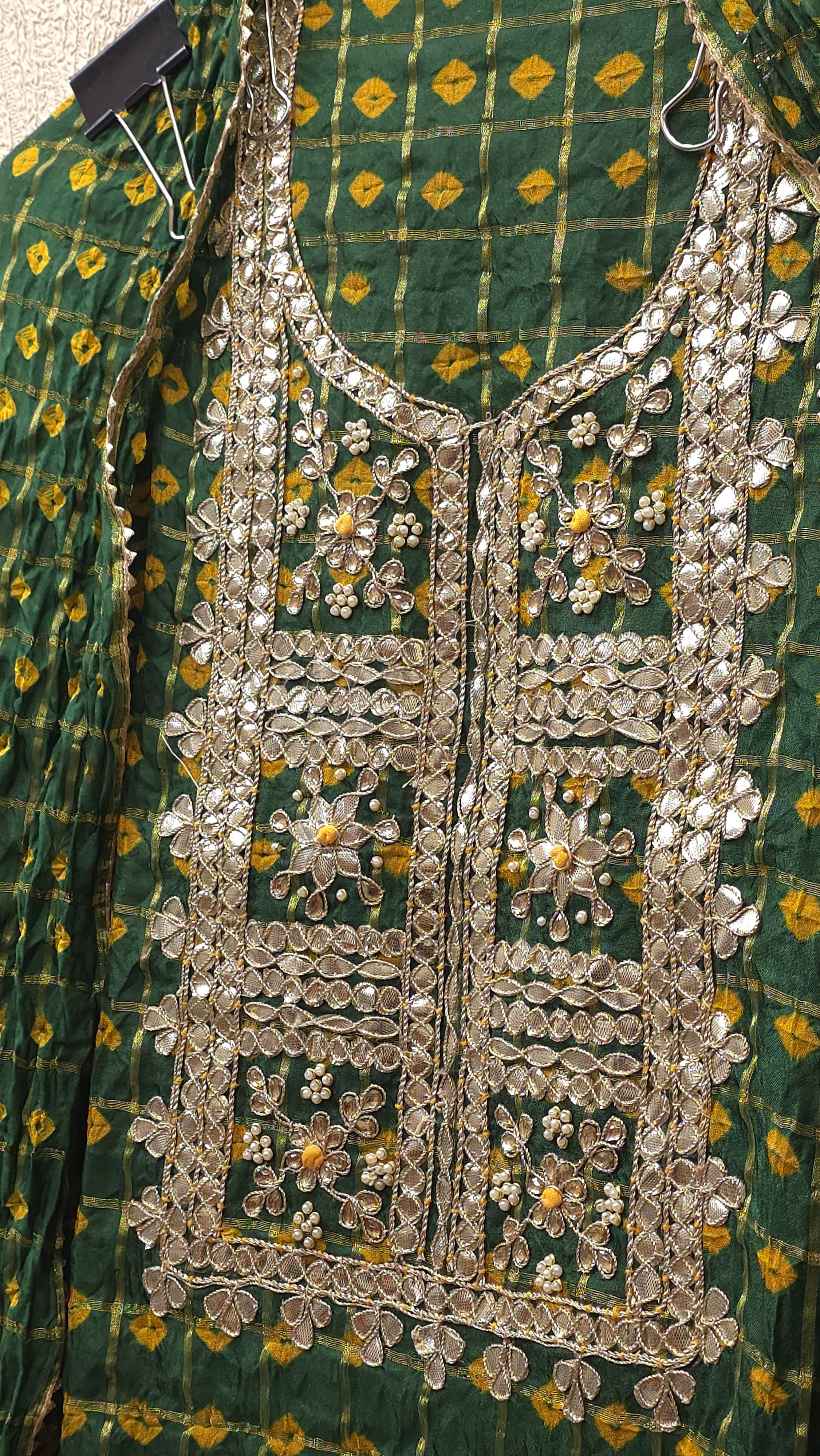 Authentic Hand Bandhej Ghatchola Suit