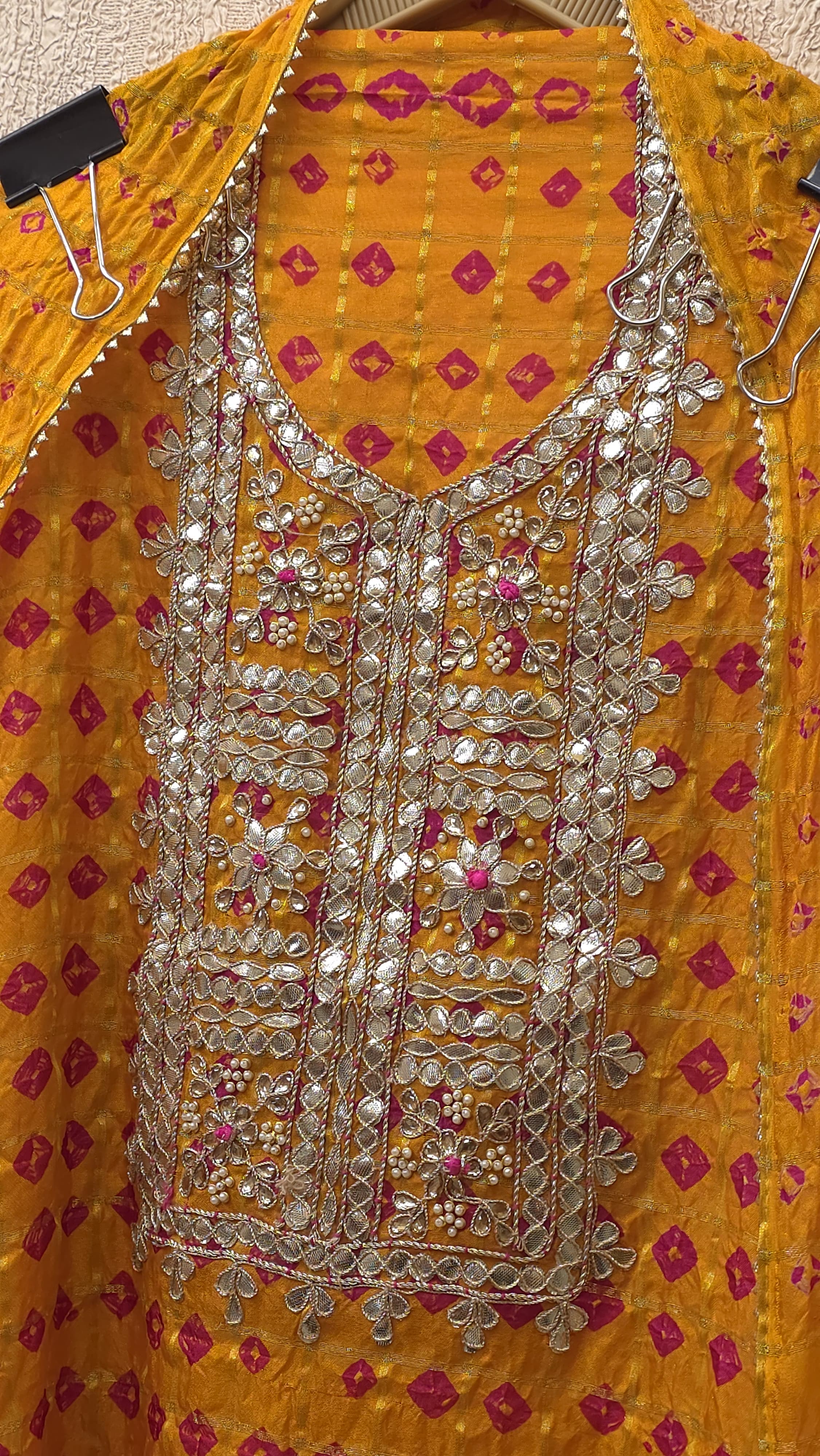 Authentic Hand Bandhej Ghatchola Suit