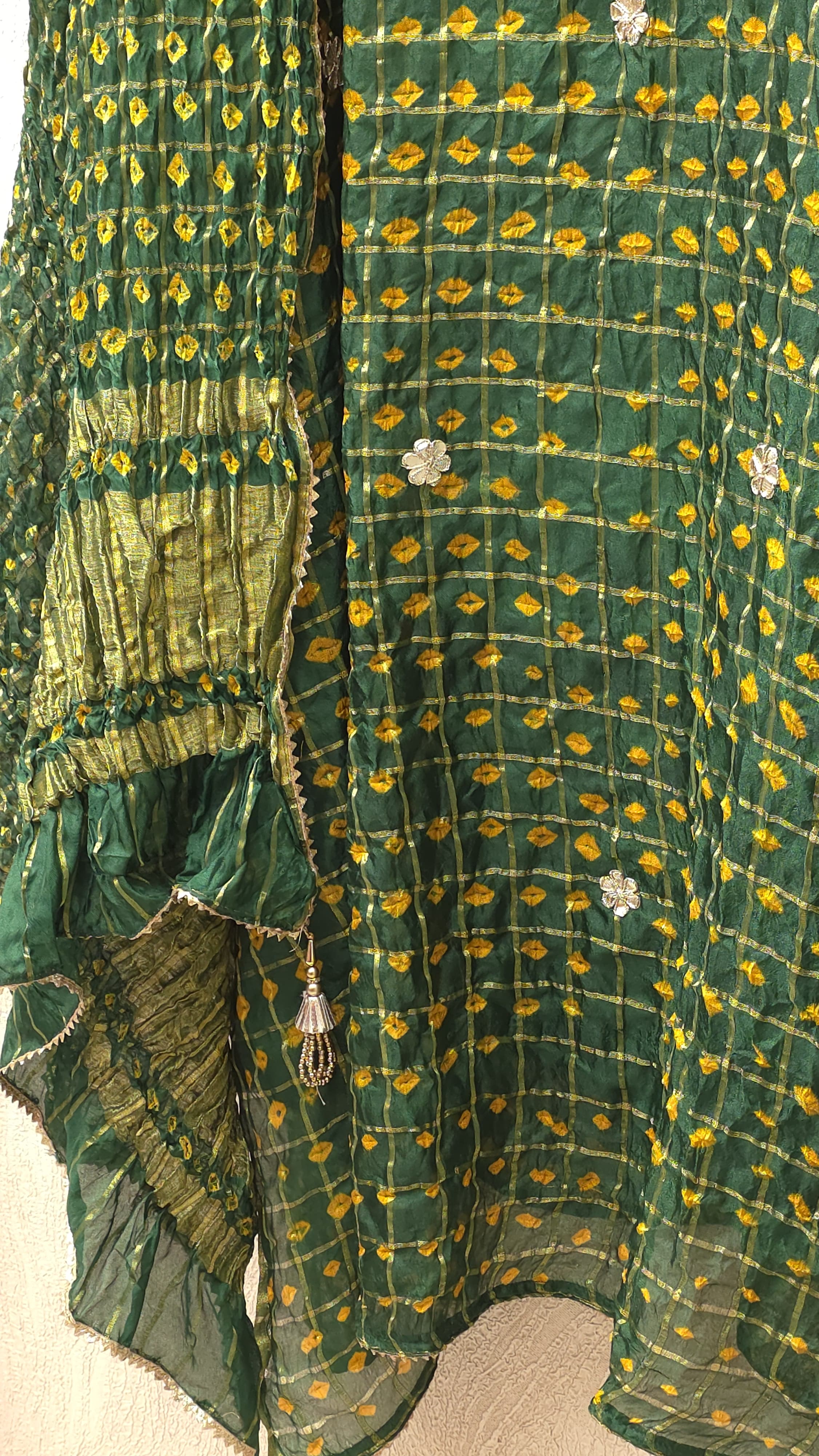 Authentic Hand Bandhej Ghatchola Suit