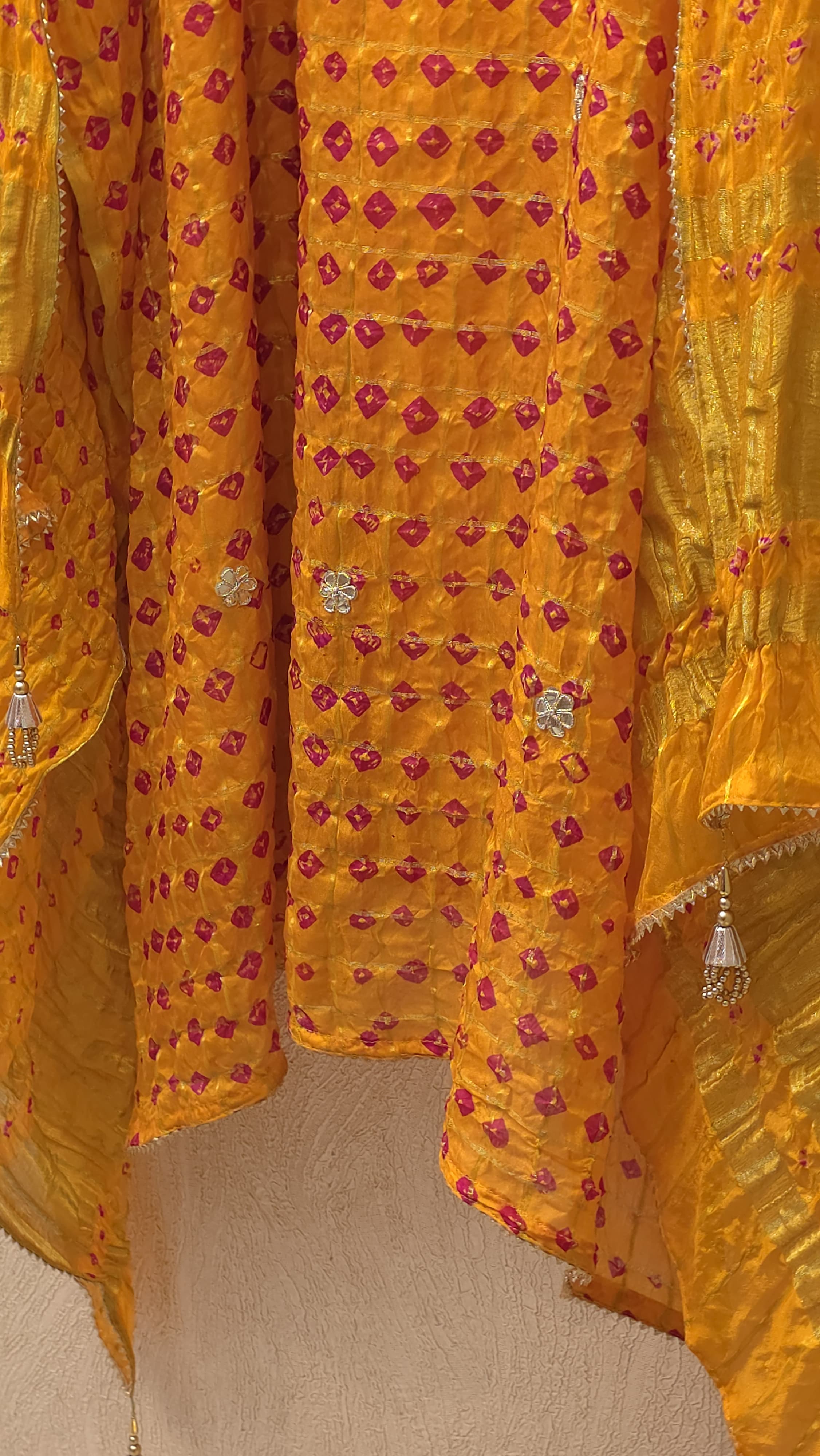 Authentic Hand Bandhej Ghatchola Suit
