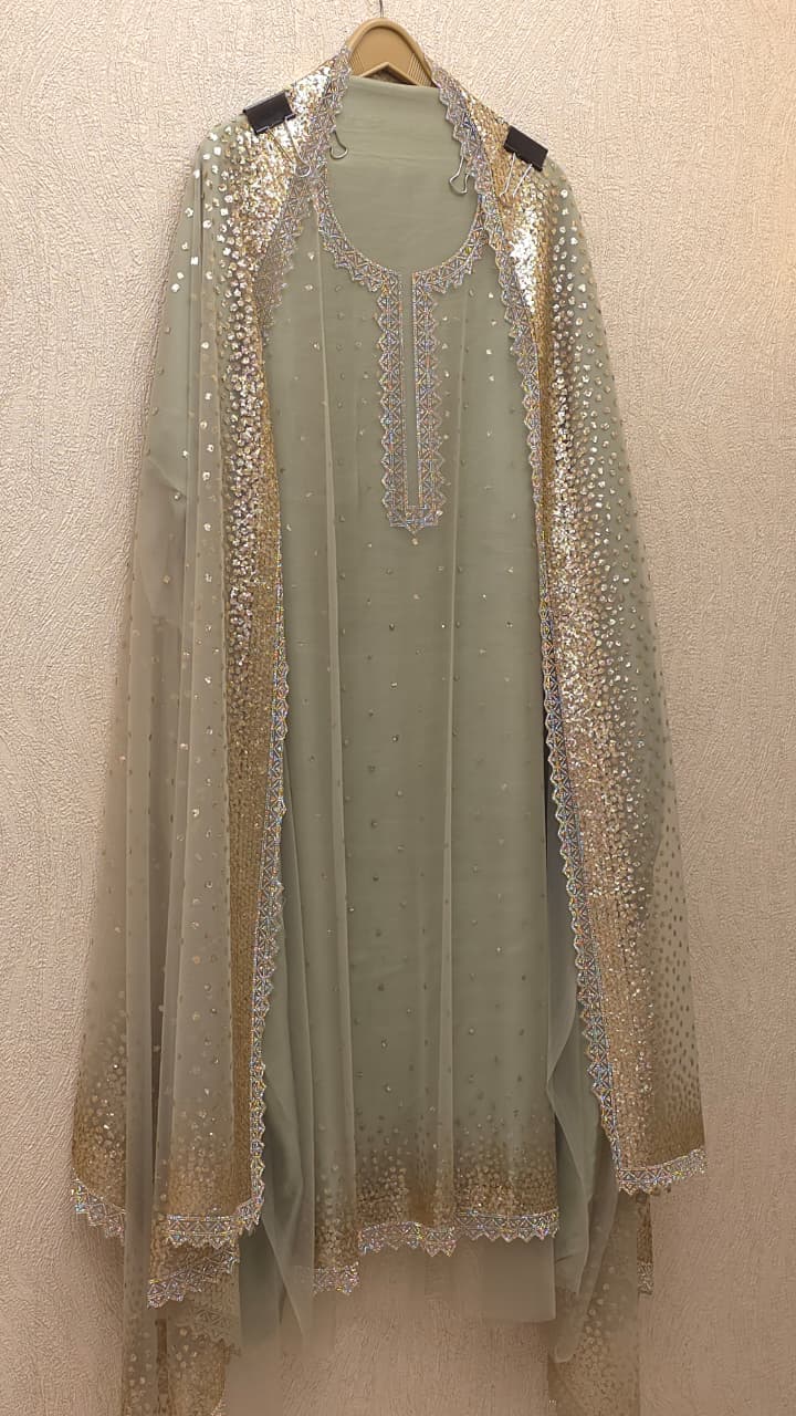 Glamorous Suit 2.O -Melting Gold Embroidered