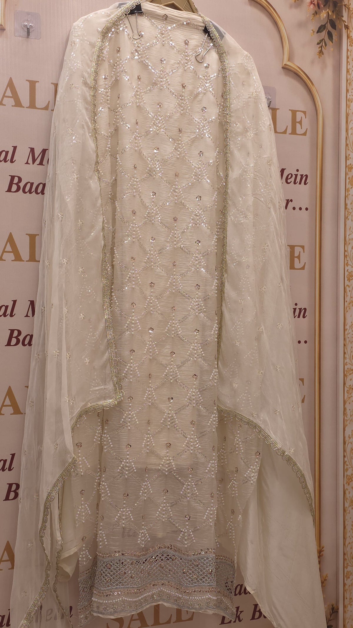 Indo-Western Glass Tissue Suits