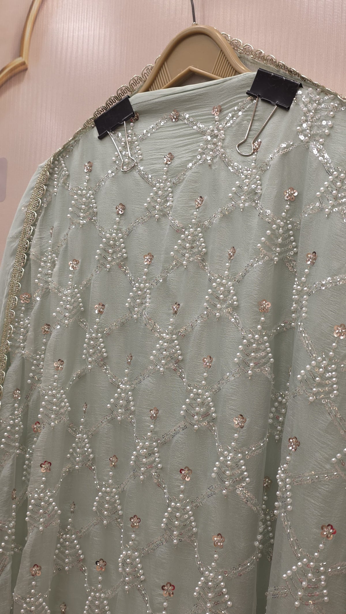 Indo-Western Glass Tissue Suits