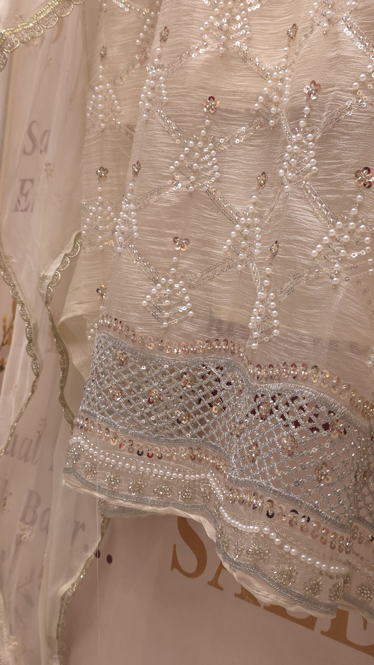 Indo-Western Glass Tissue Suits