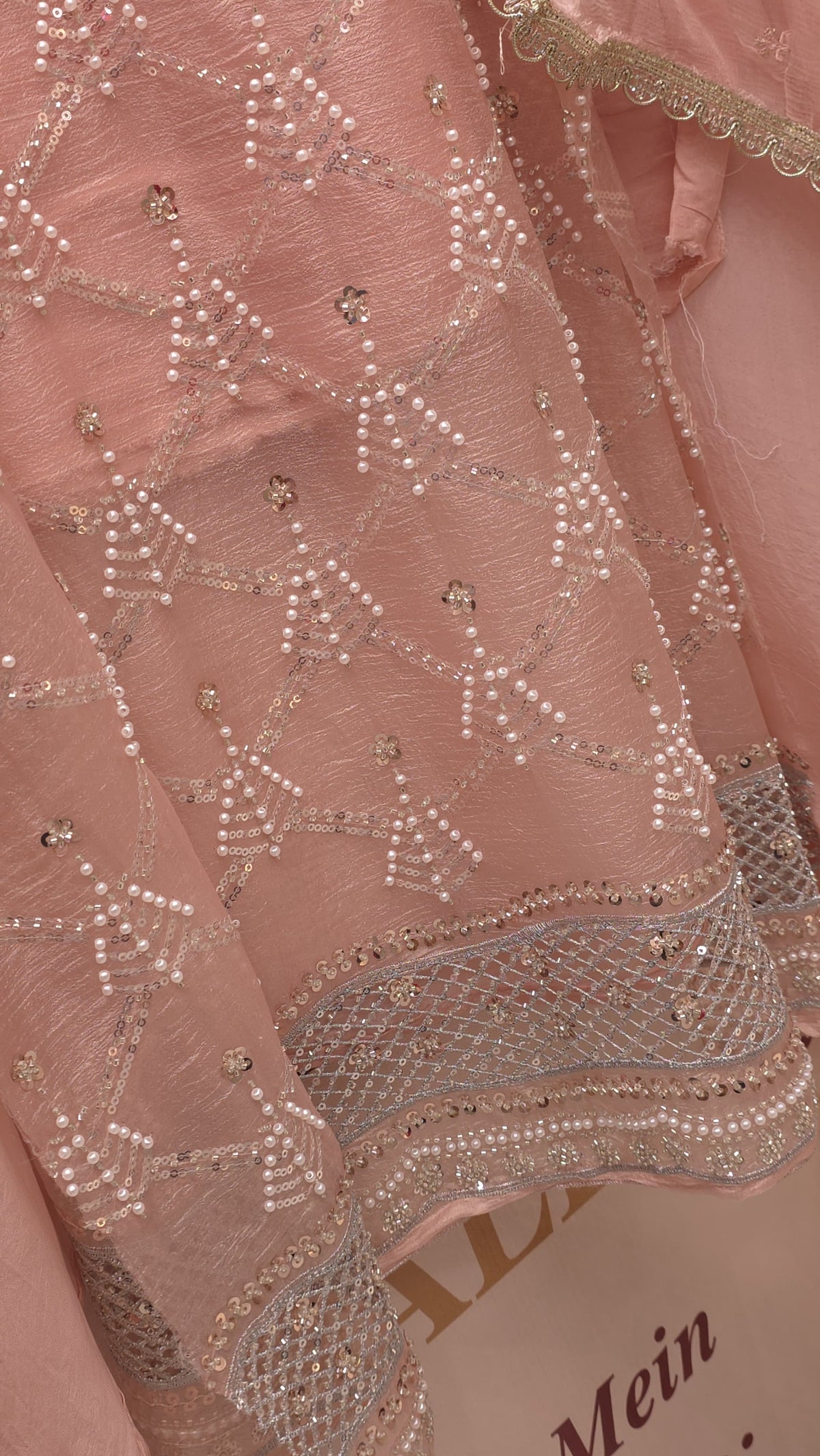 Indo-Western Glass Tissue Suits