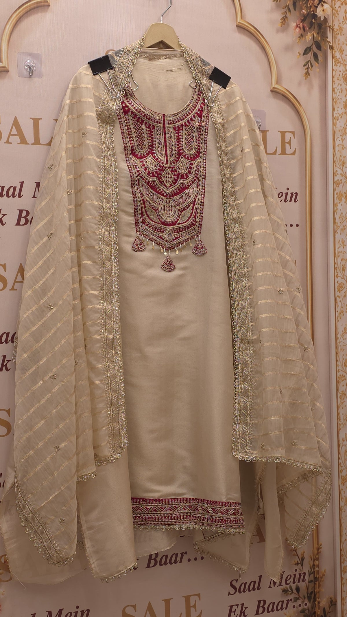 Royal Rajwada Style Tissue Suit