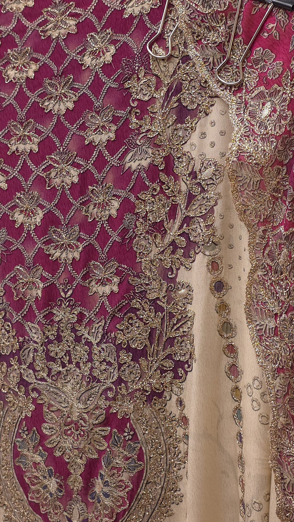Anarkali Look Pure Crepe A-Line Suit 10.0
