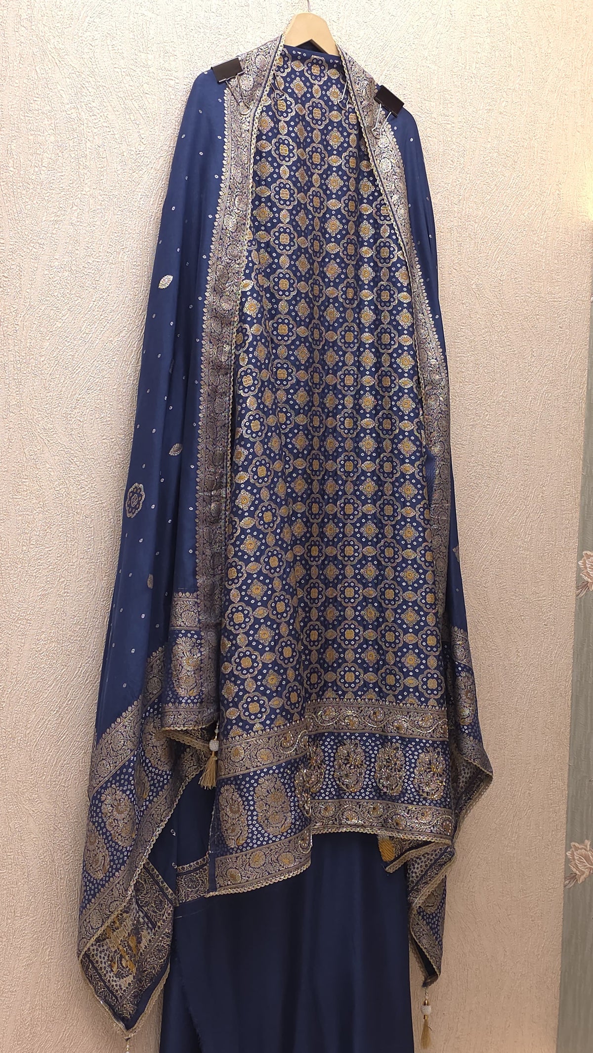 Banarasi Khaddi Dola Silk Suit