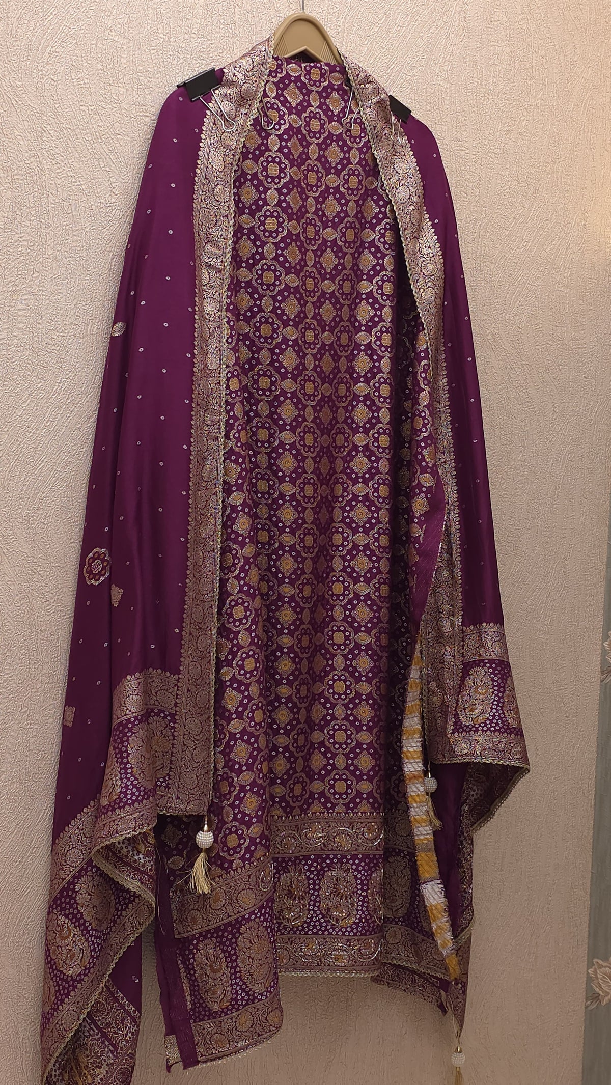 Banarasi Khaddi Dola Silk Suit
