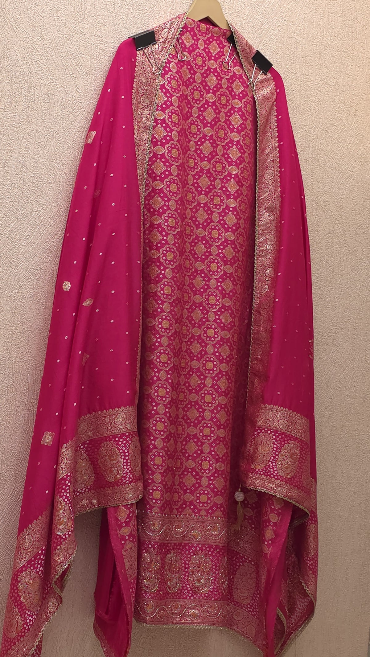 Banarasi Khaddi Dola Silk Suit