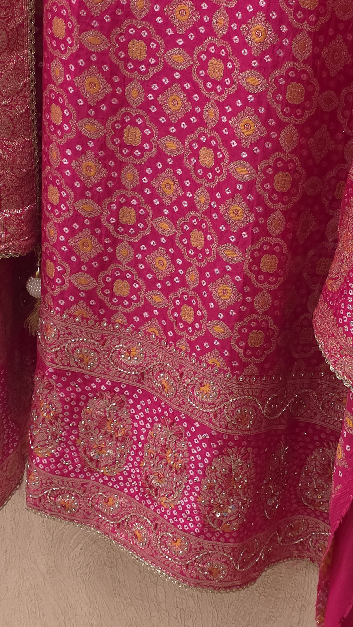 Banarasi Khaddi Dola Silk Suit