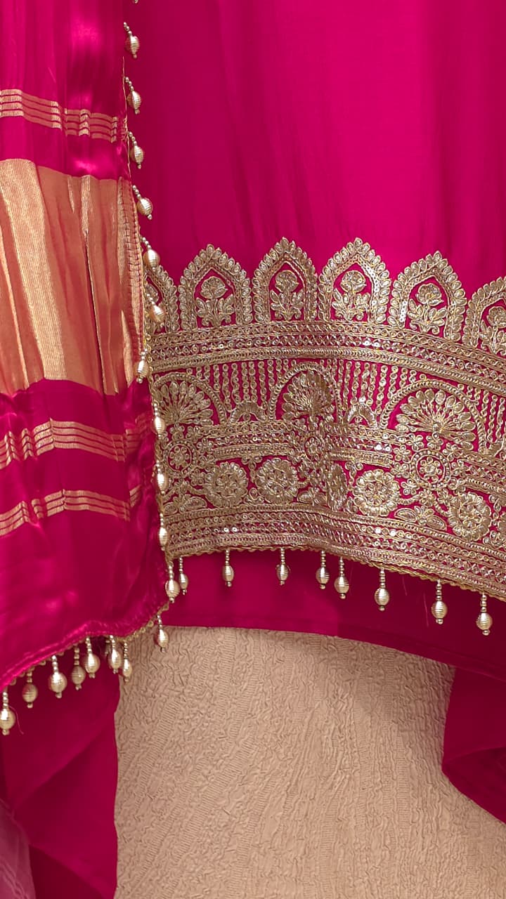 Rajwada Silk Suit with Gajji Dupatta 6.O