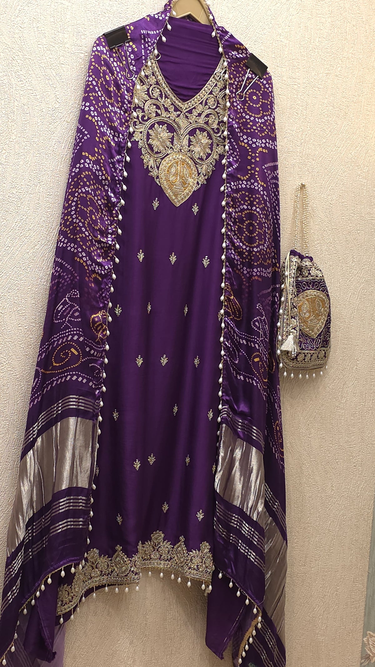 Rajwada Silk Suit with Gajji Dupatta 7.O