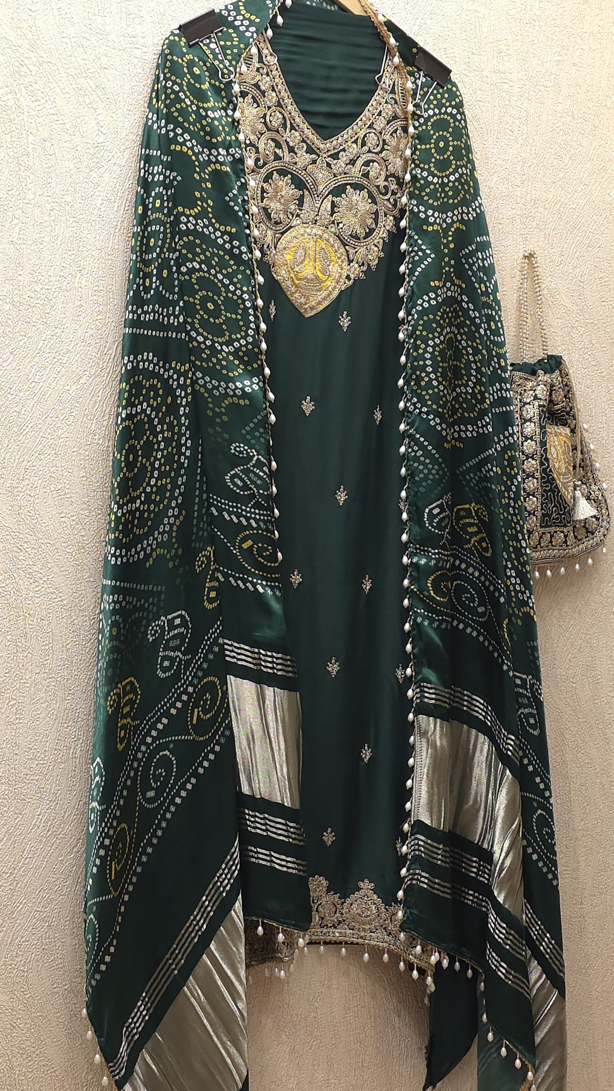 Rajwada Silk Suit with Gajji Dupatta 7.O