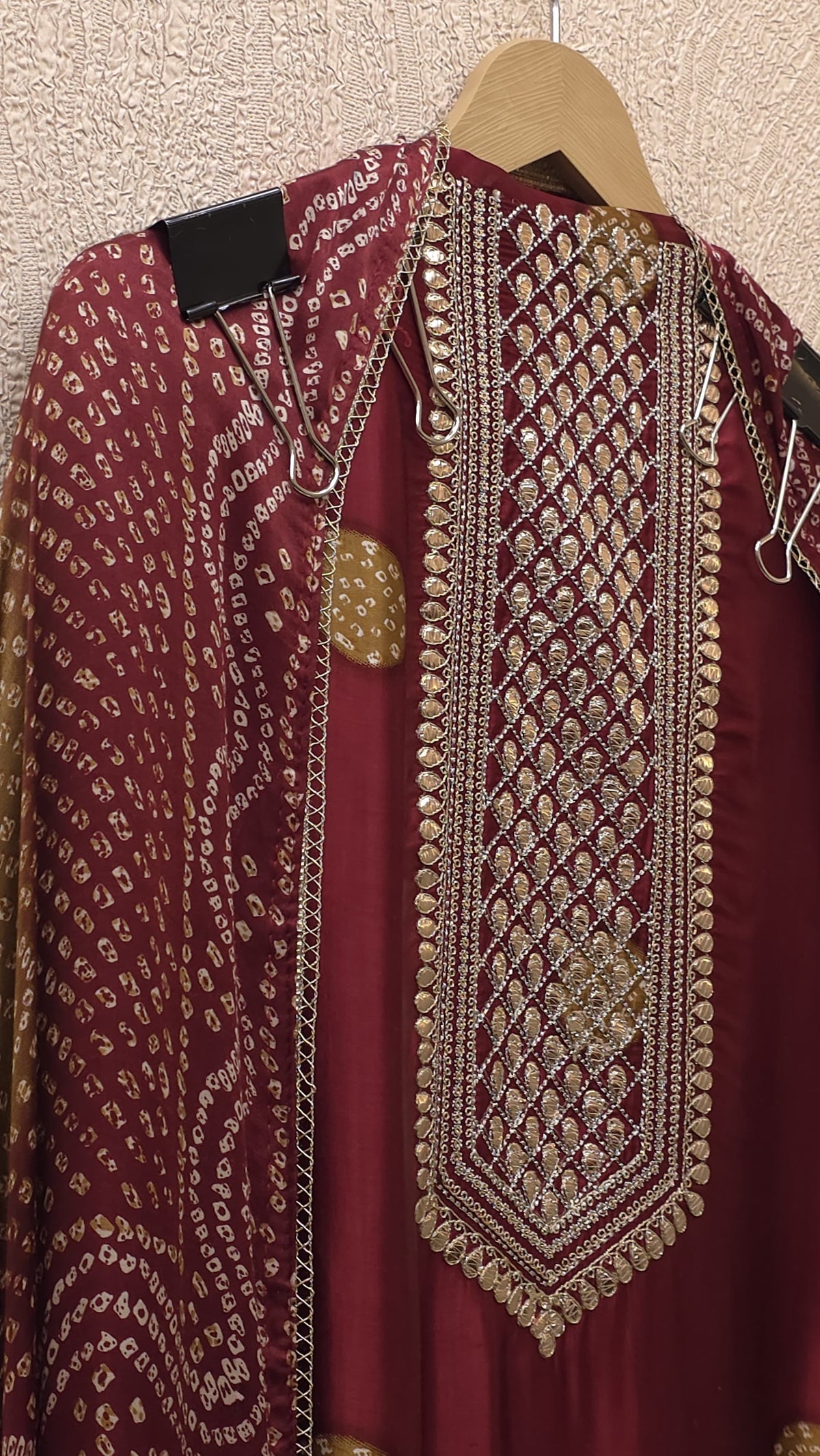 Gajji Silk 20.O with Golden Weave Border