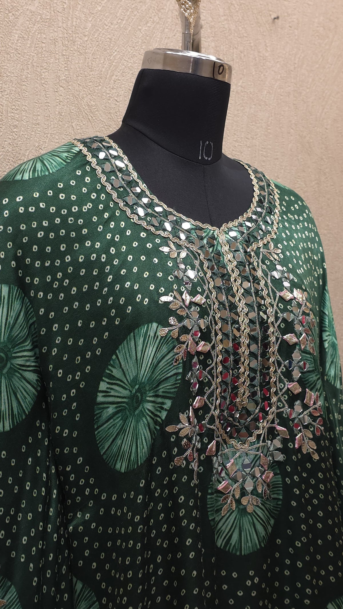 Pure Gajji Silk Readymade Handwork Kaftan