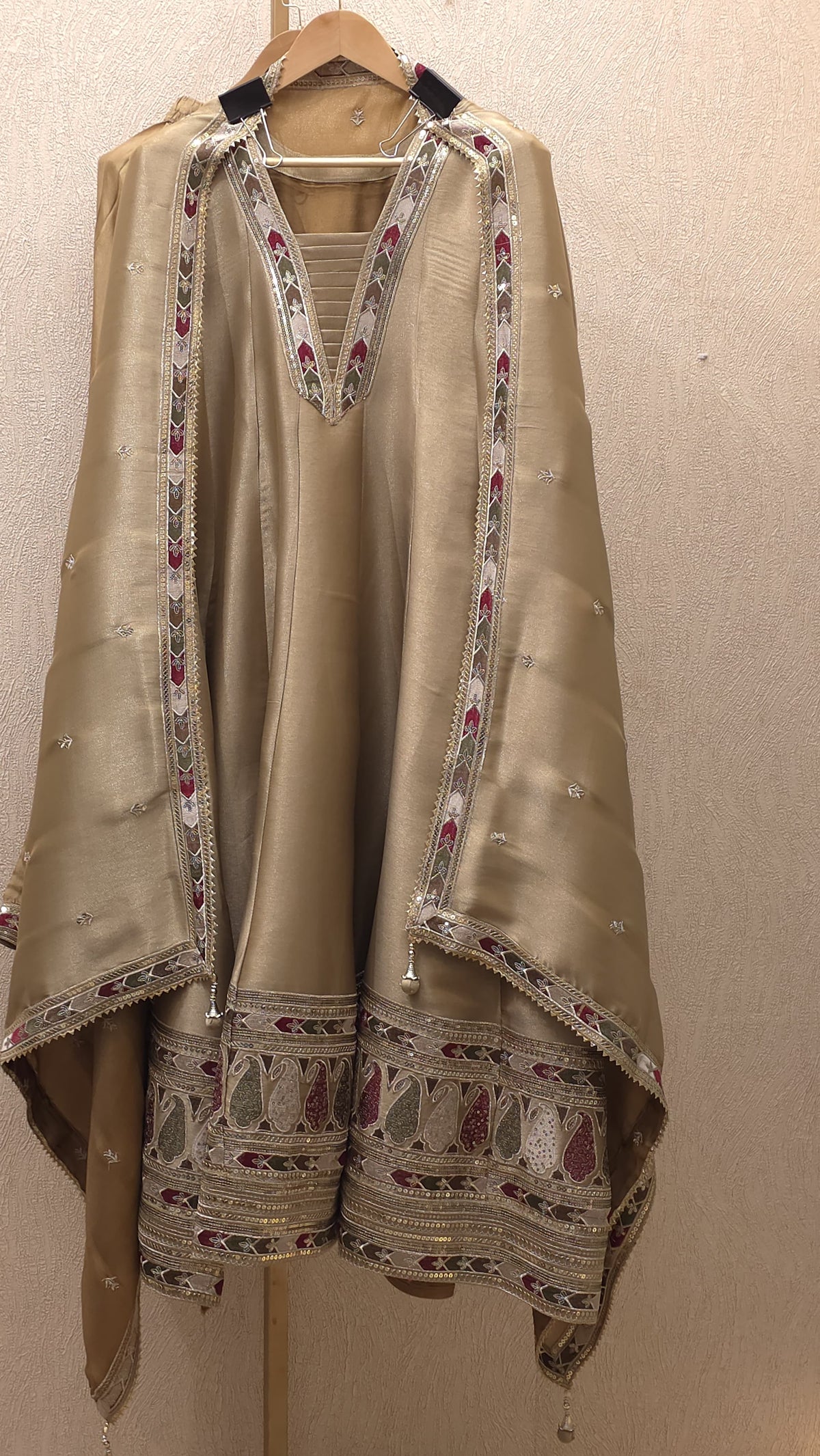 Russian Tissue Readymade Anarkali