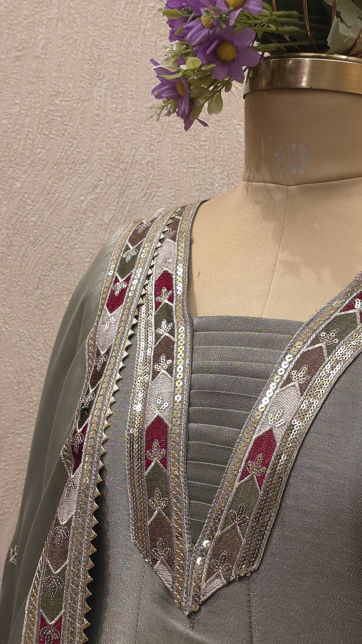 Russian Tissue Readymade Anarkali