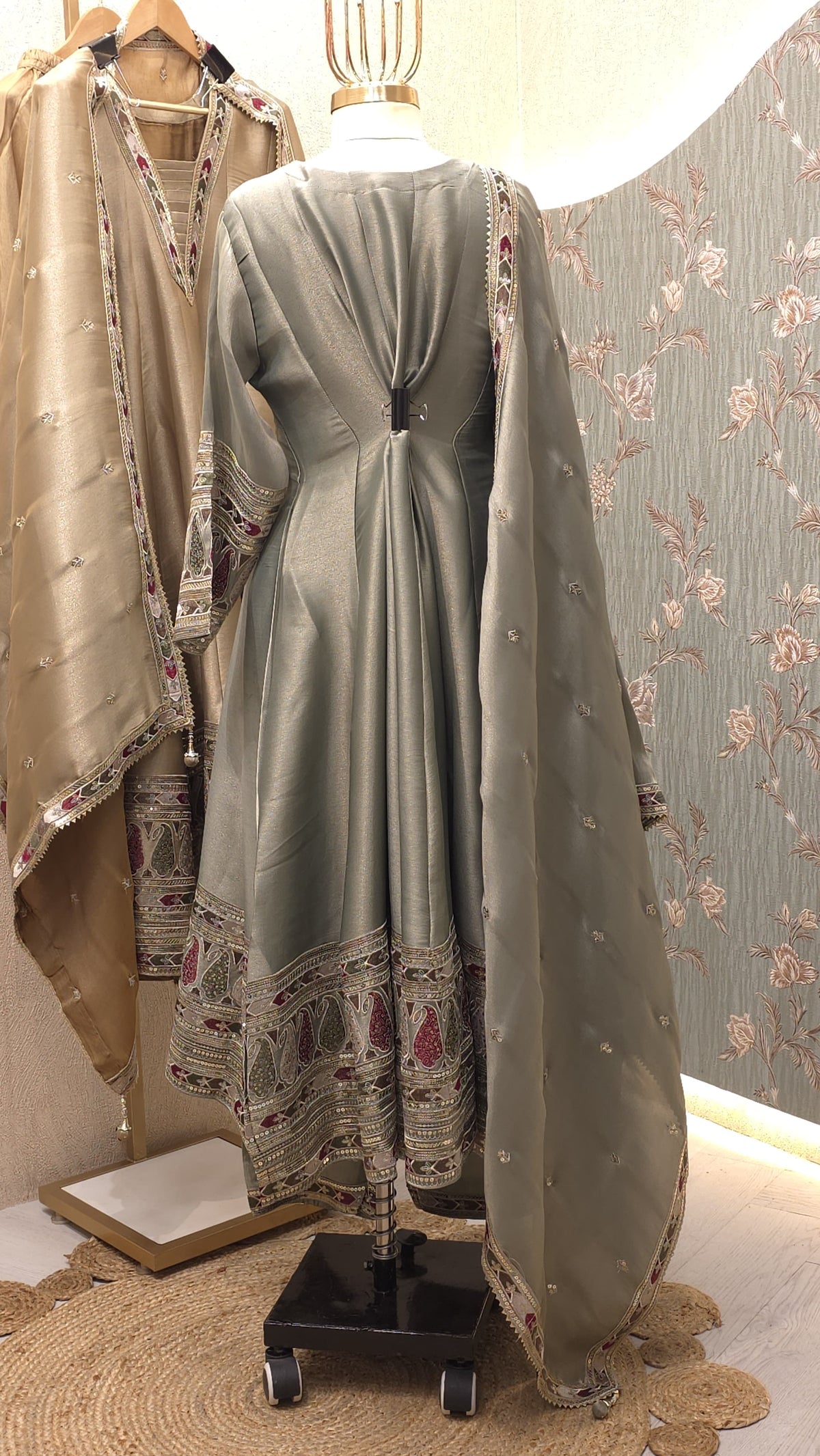 Russian Tissue Readymade Anarkali