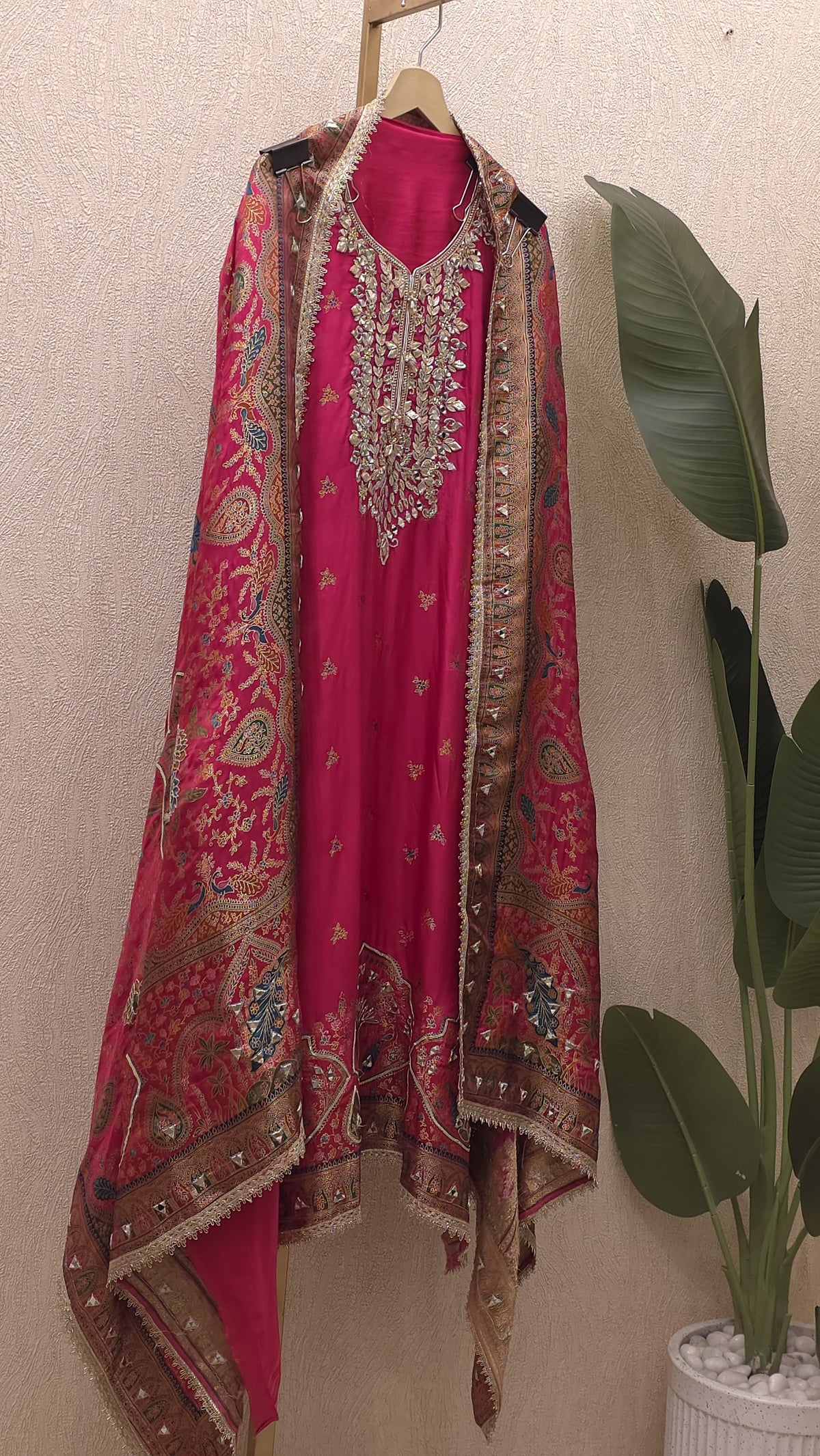 Odhni Silk Suit
