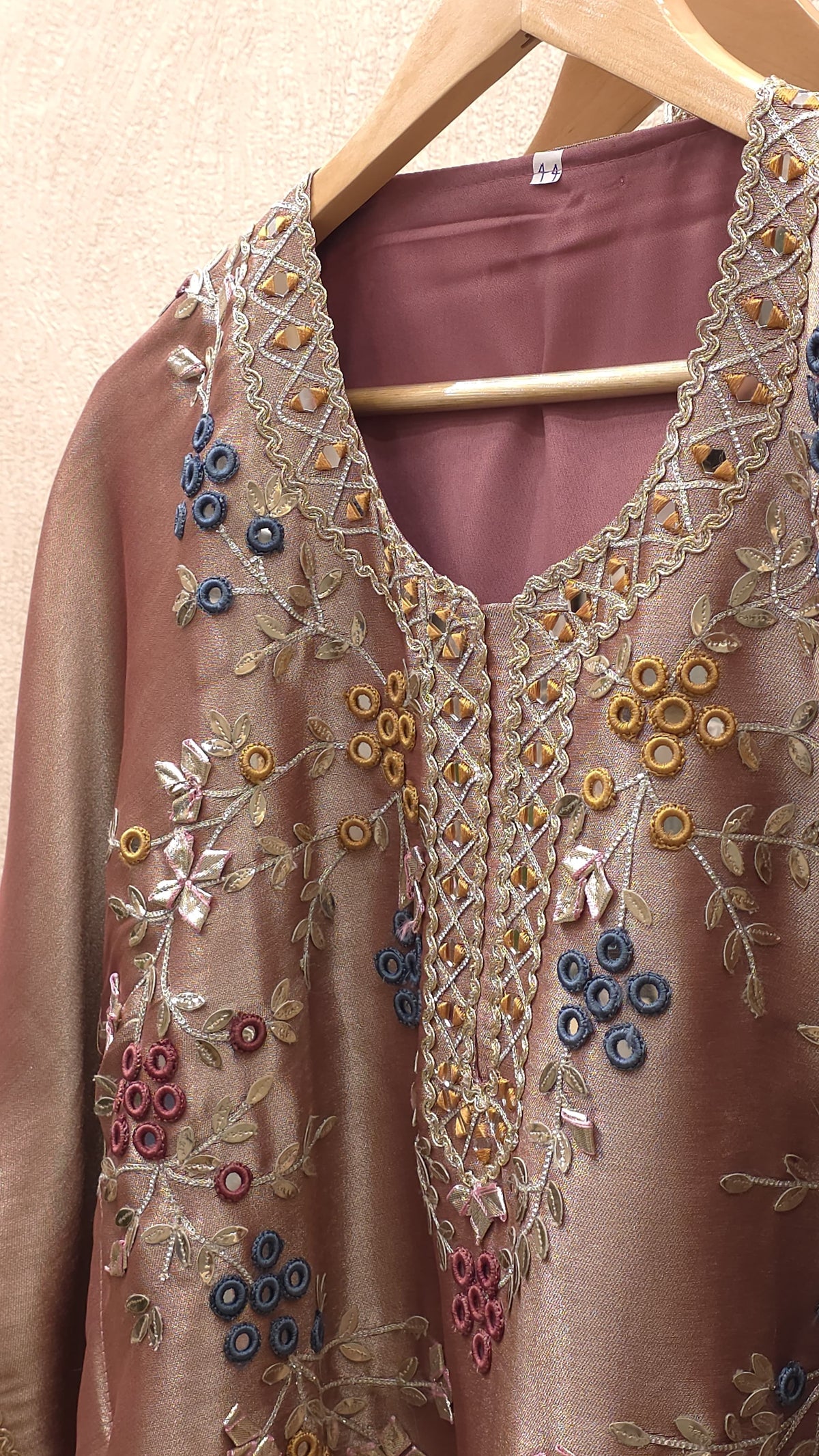 Readymade Short Kaftan With Farshi Salwar