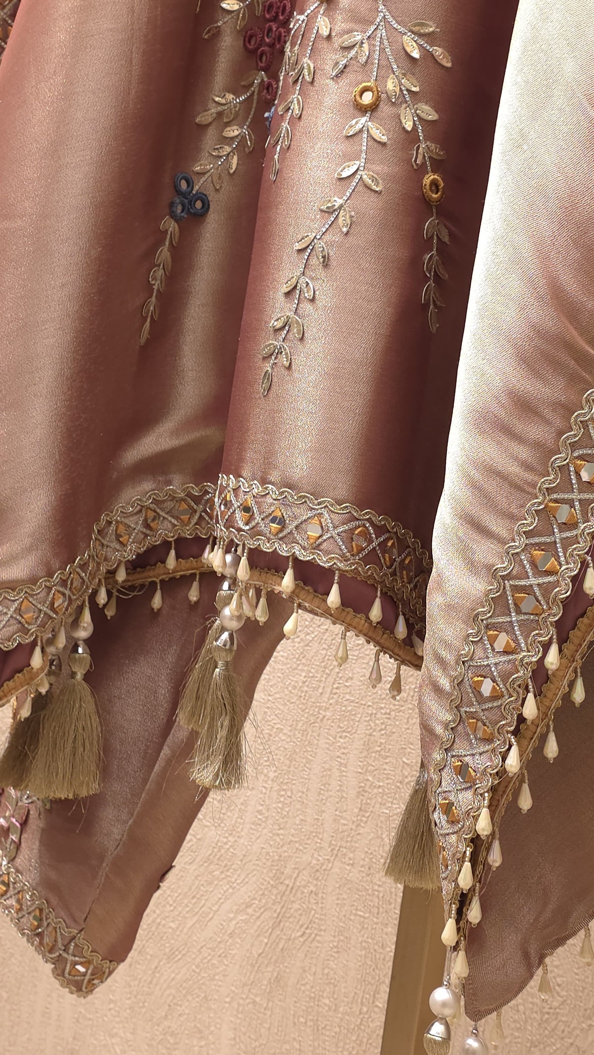 Readymade Short Kaftan With Farshi Salwar