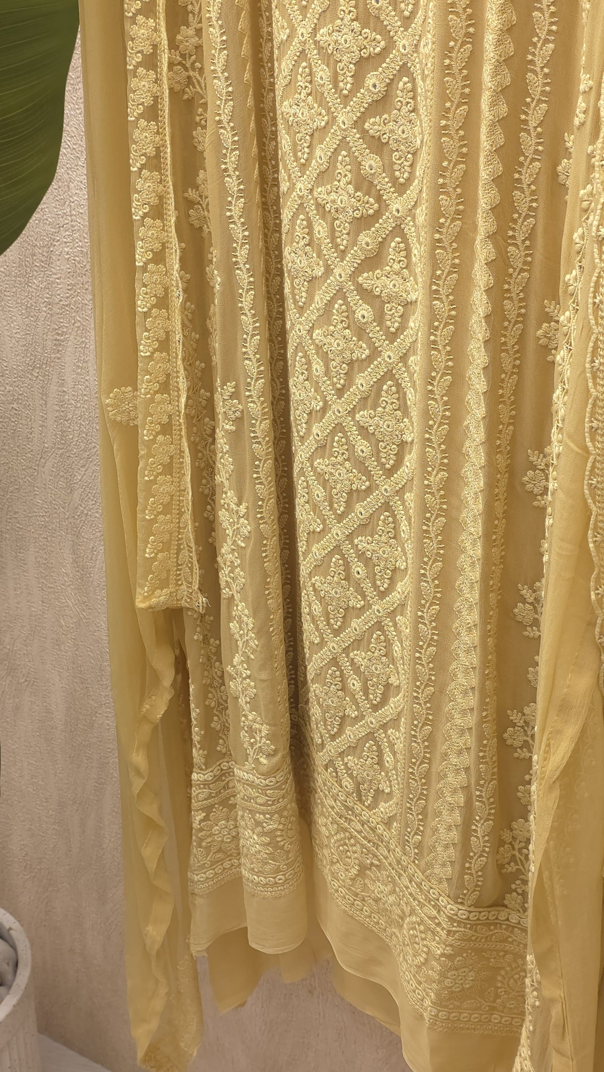 Georgette Lucknowi Suit -Pocket Friendly