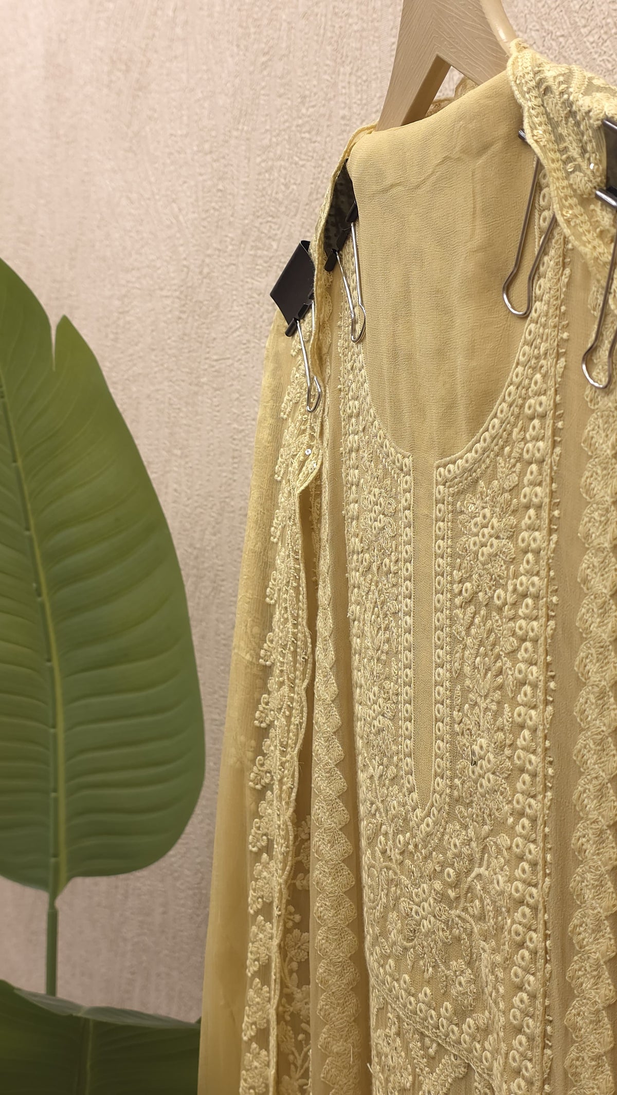 Georgette Lucknowi Suit -Pocket Friendly