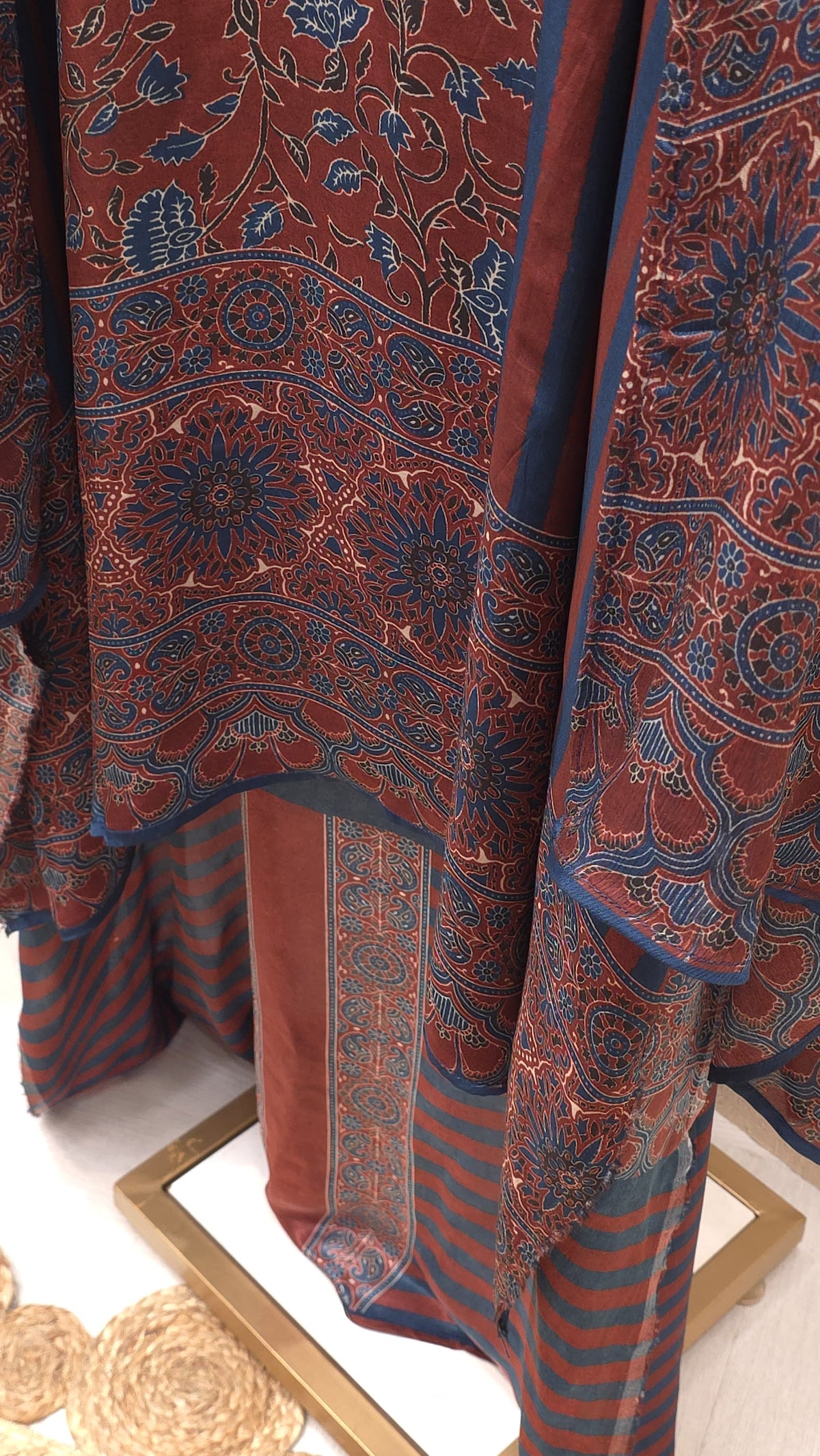 Kalamkari Crepe Designer Suit