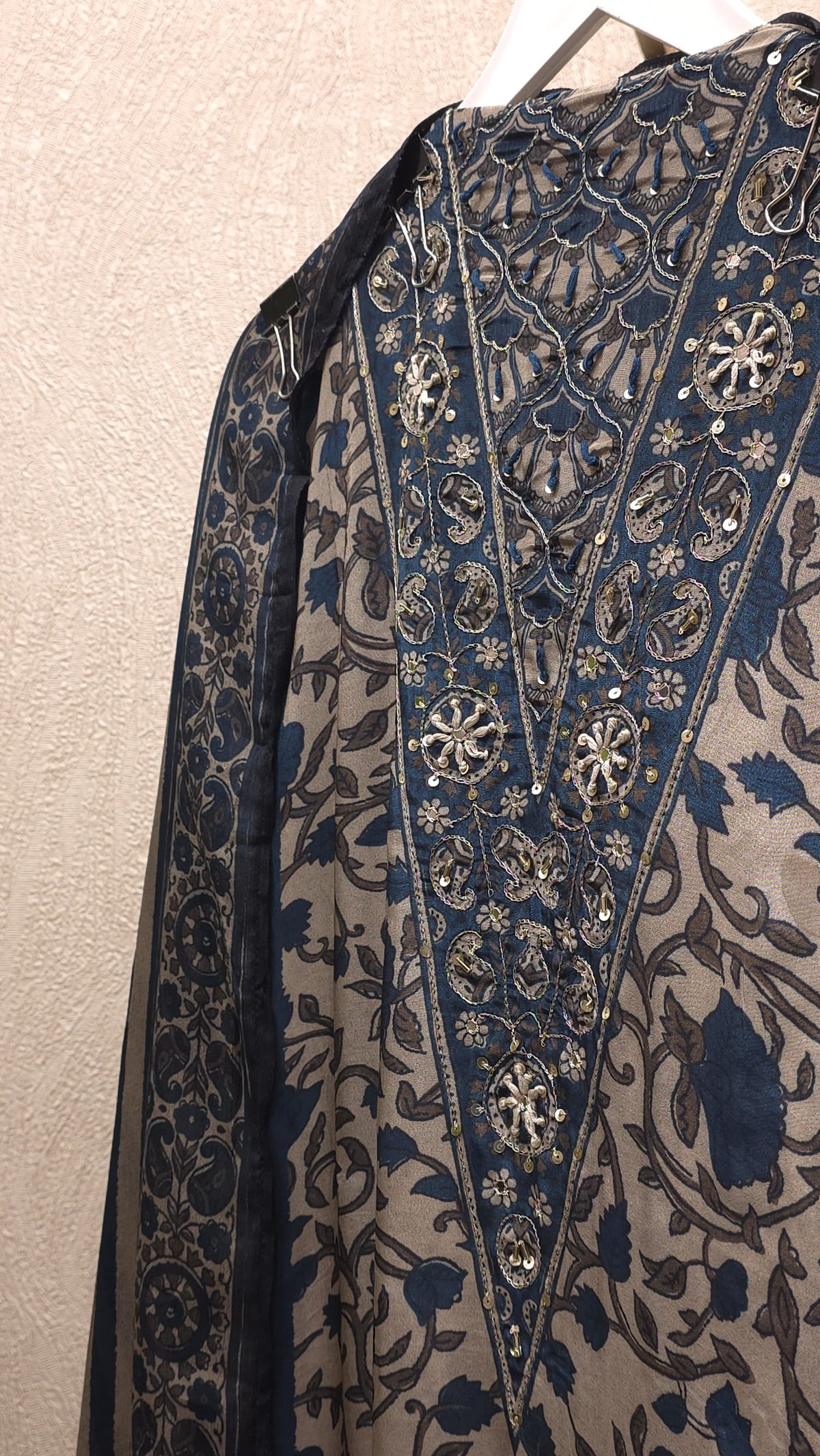 Kalamkari Crepe Designer Suit