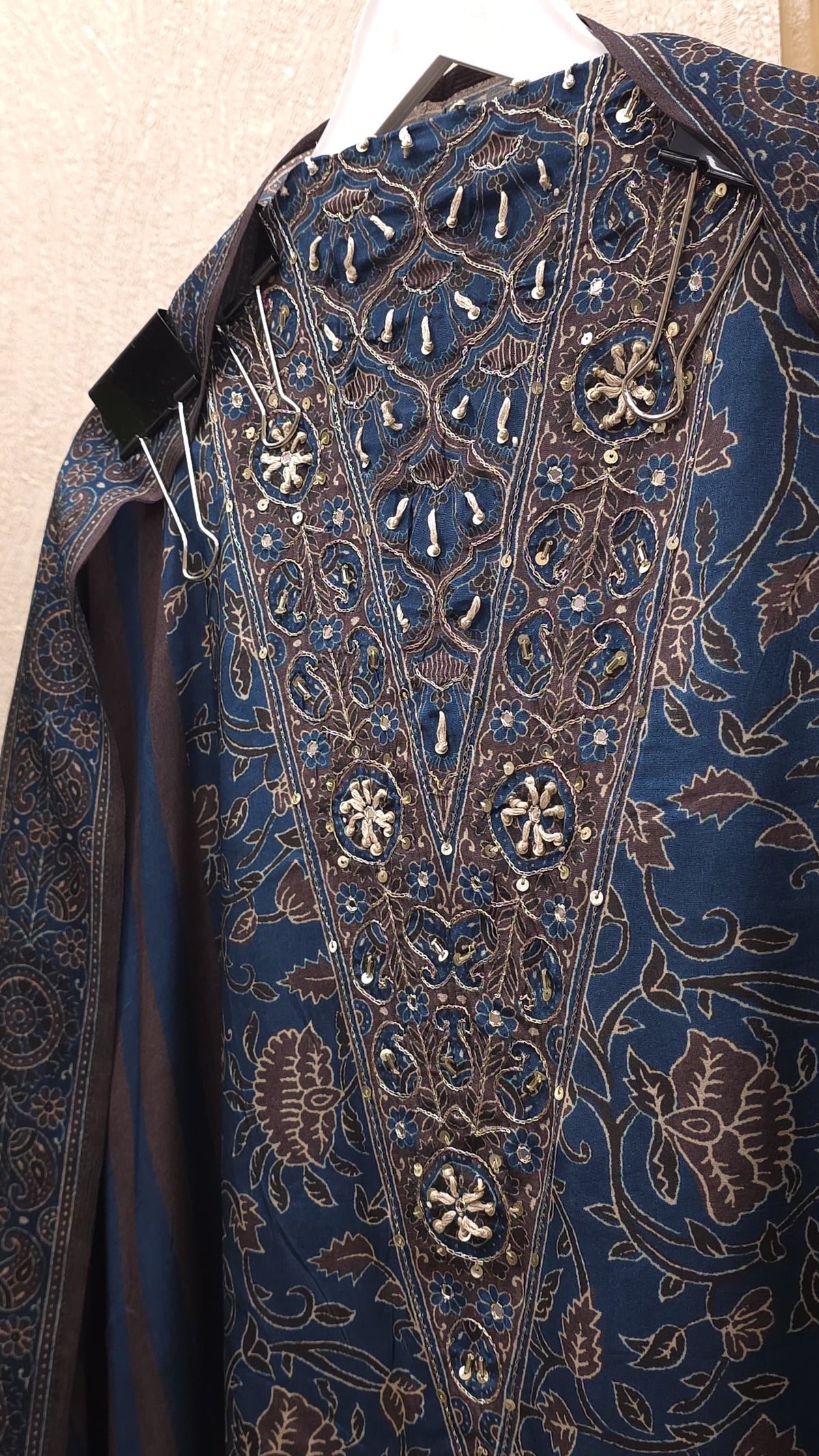 Kalamkari Crepe Designer Suit