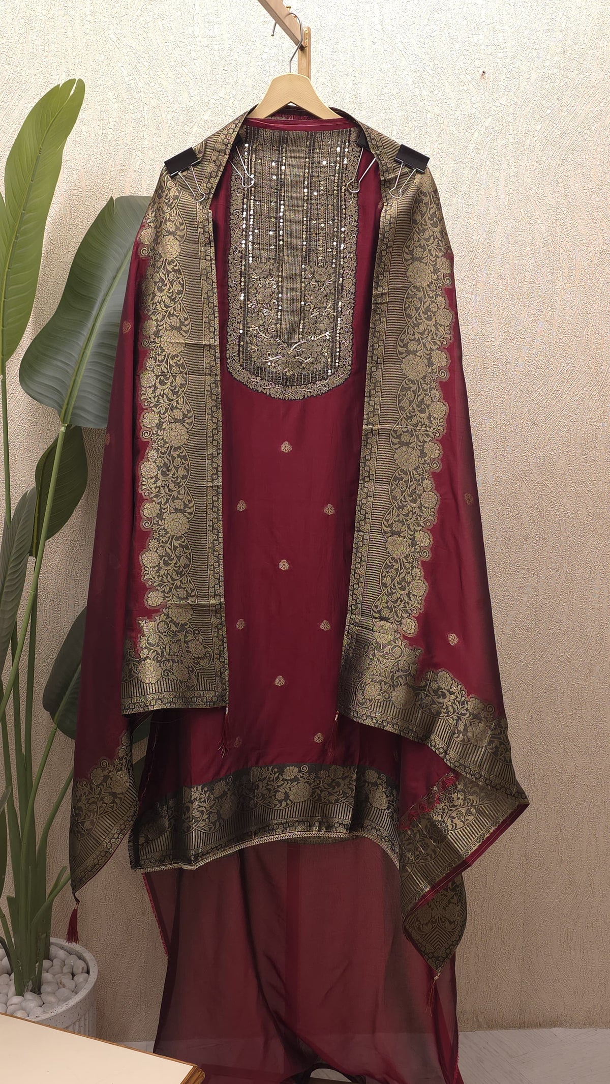 Kanjivaram Silk Suit 7.O