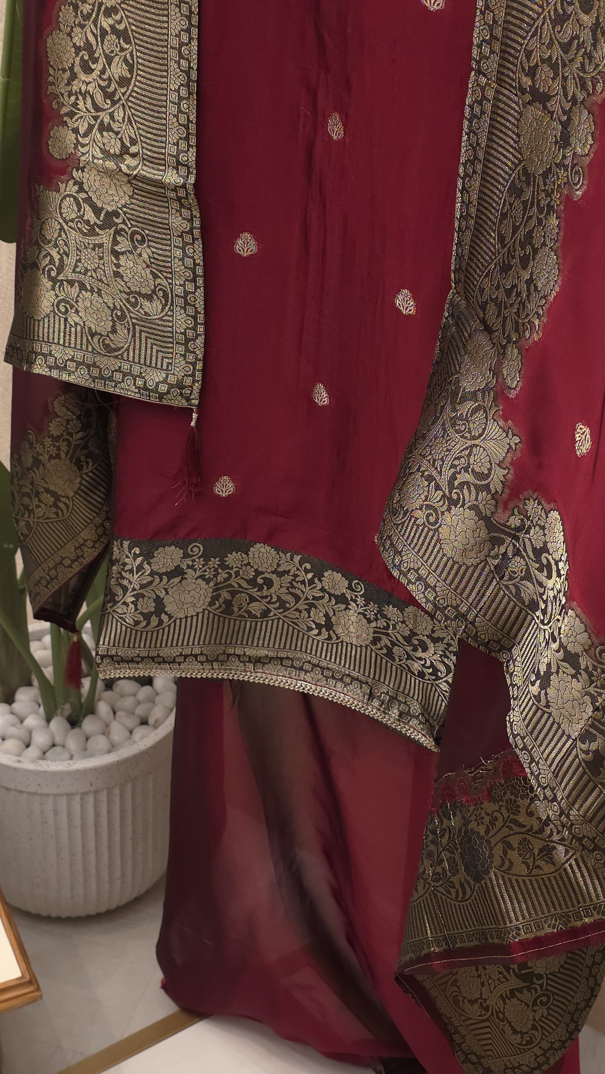 Kanjivaram Silk Suit 7.O