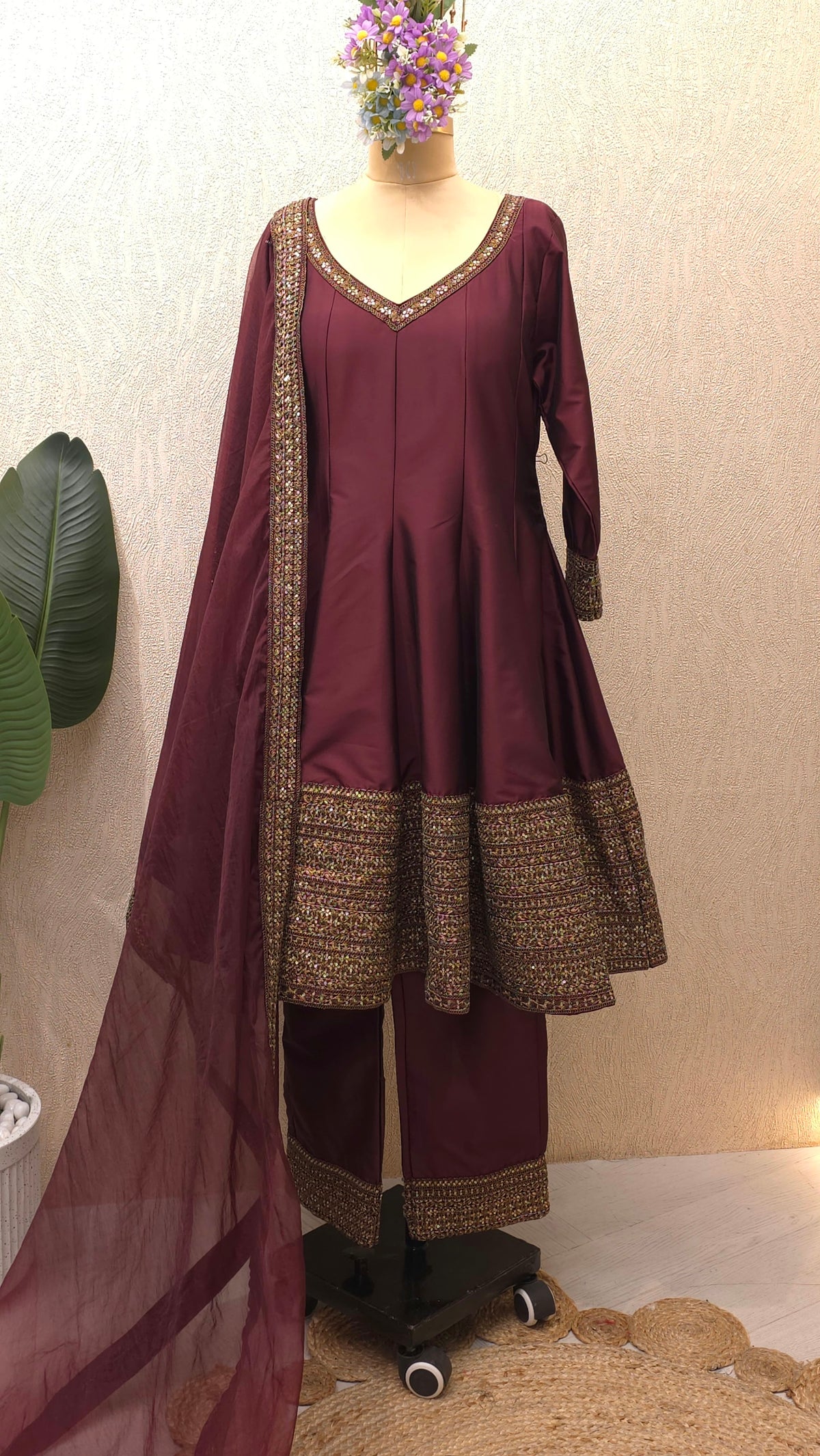 Sabyasachi Inspired Readymade Anarkali Suit