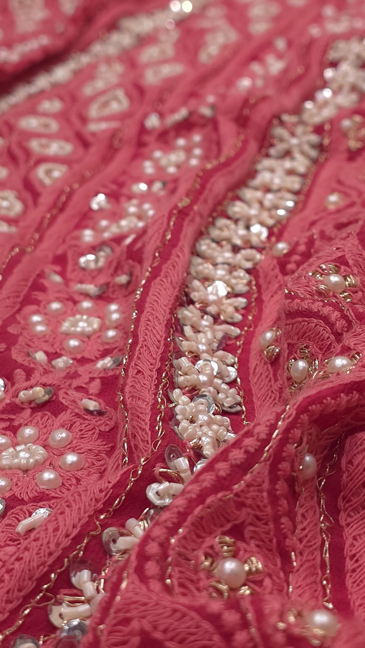 Pure Georgette Lucknowi Suit - The Festive Edit