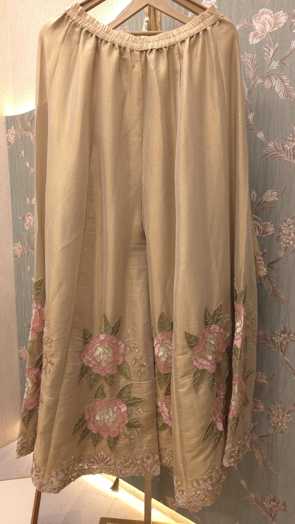 Royal Tissue Heavy Embroidered Readymade Dress