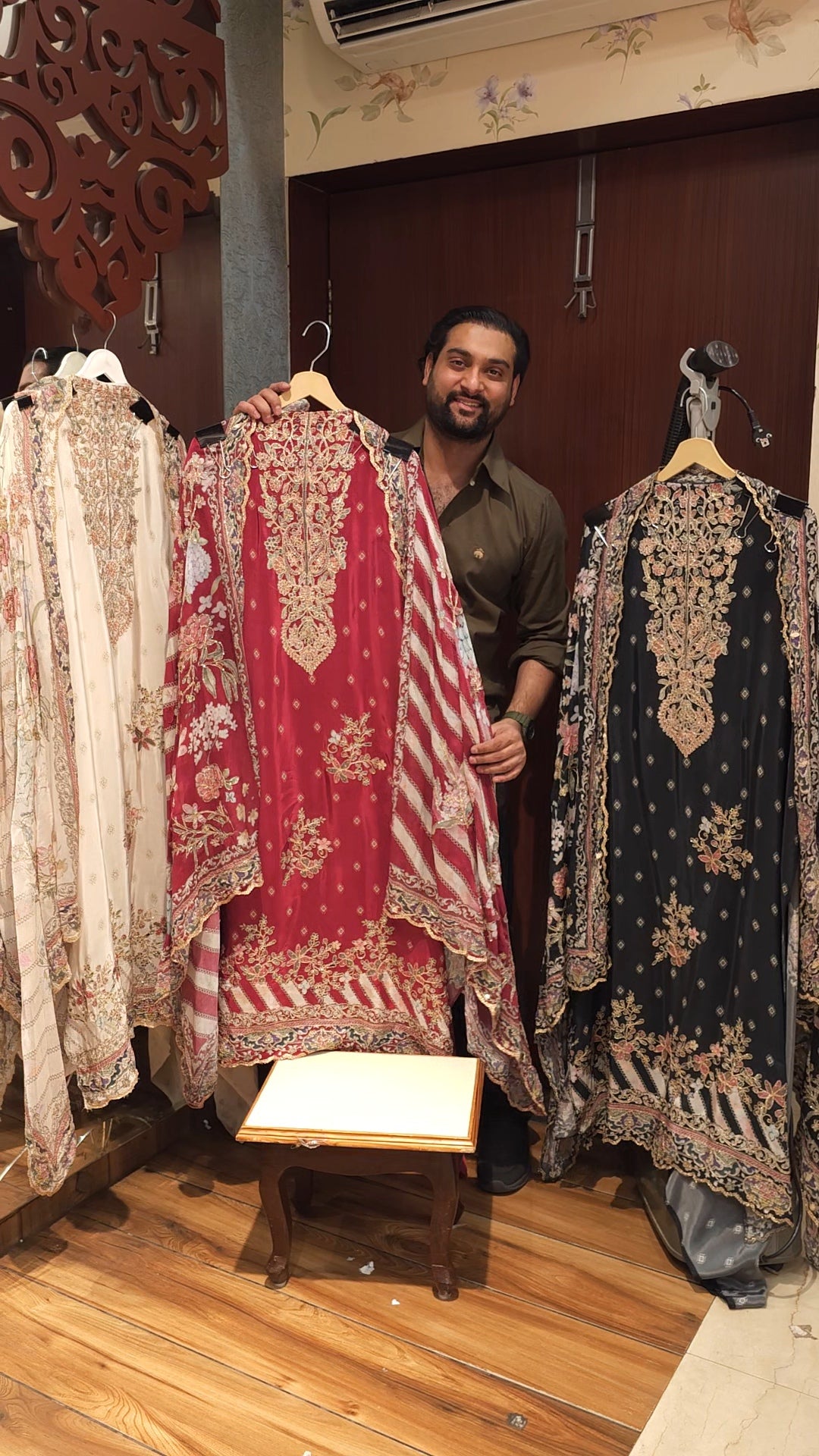 PAKISTANI PRINT, CREPE COLLECTION with embroidery