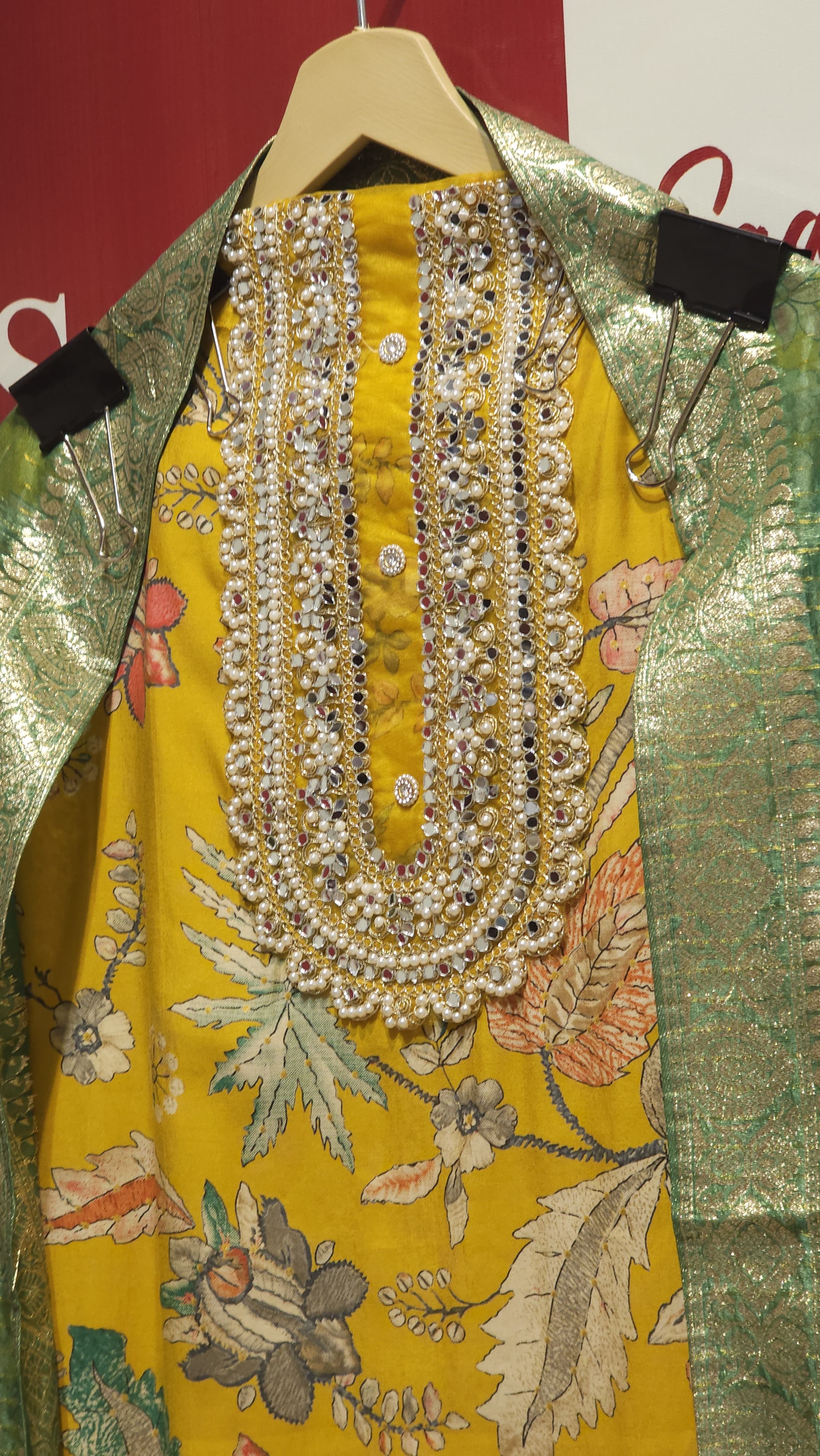 Modal Muslin with Banarasi Tissue Drape