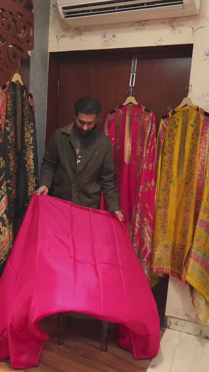 Silk Jacquard Weave suits with Position Printing 6.O