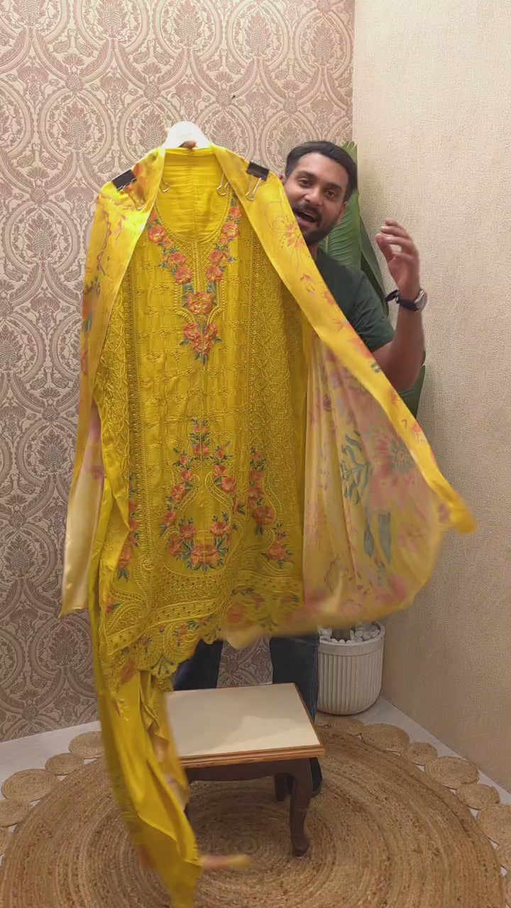 Pakistani Suit - Cutwork & Threadwork 5.O