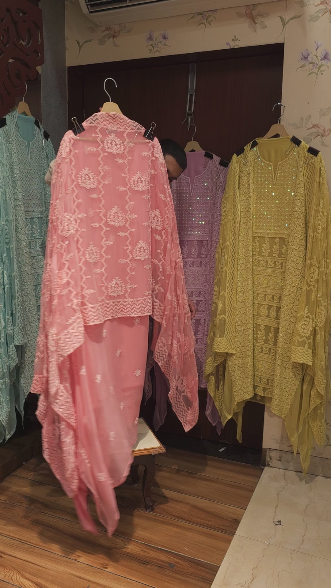 Original Premiun Lucknowi Georgette Suits