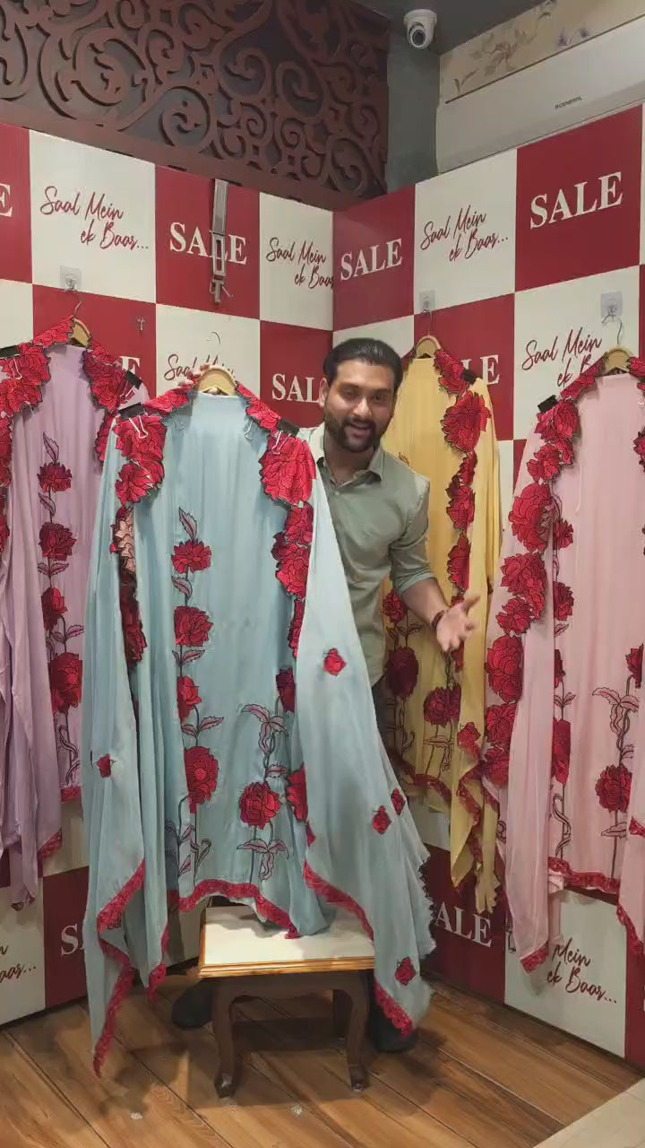 Gulab 2.0 – Luxury Floral Organza Suit